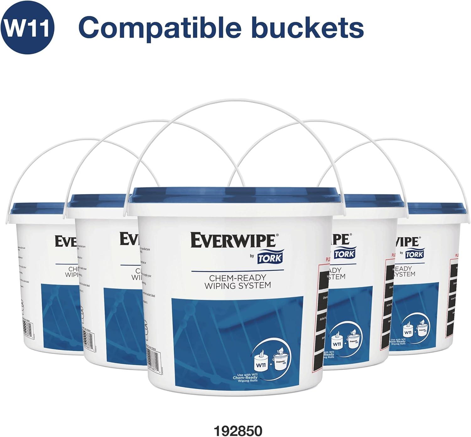 imageEverwipe by Tork ChemReady Wiping Rolls Make Your Own Wet Wipes 6 x 180 wipes 192840 026180