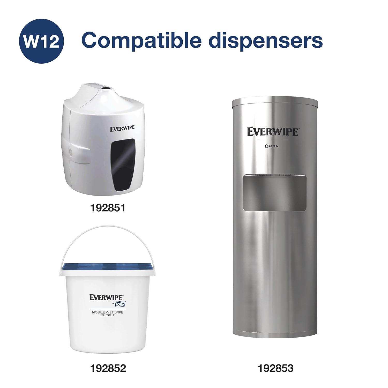 imageEverwipe by Tork Disinfectant Wipe Jumbo Rolls White Cleans Disinfects and Deodorizes 2 x 800 wipes 192821 10100