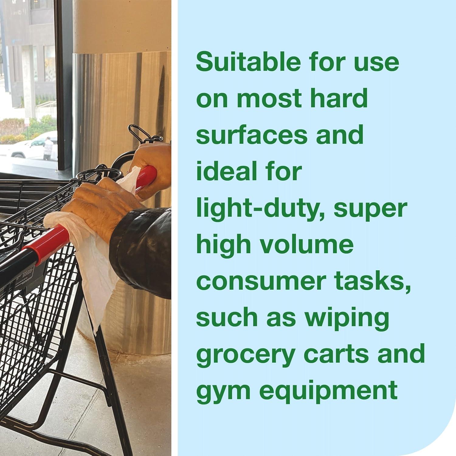 imageEverwipe by Tork LightDuty Surface Cleaning Wet Wipe Jumbo Rolls White W12 Cleans and Deodorizes 2 x 2500 wipes 192816