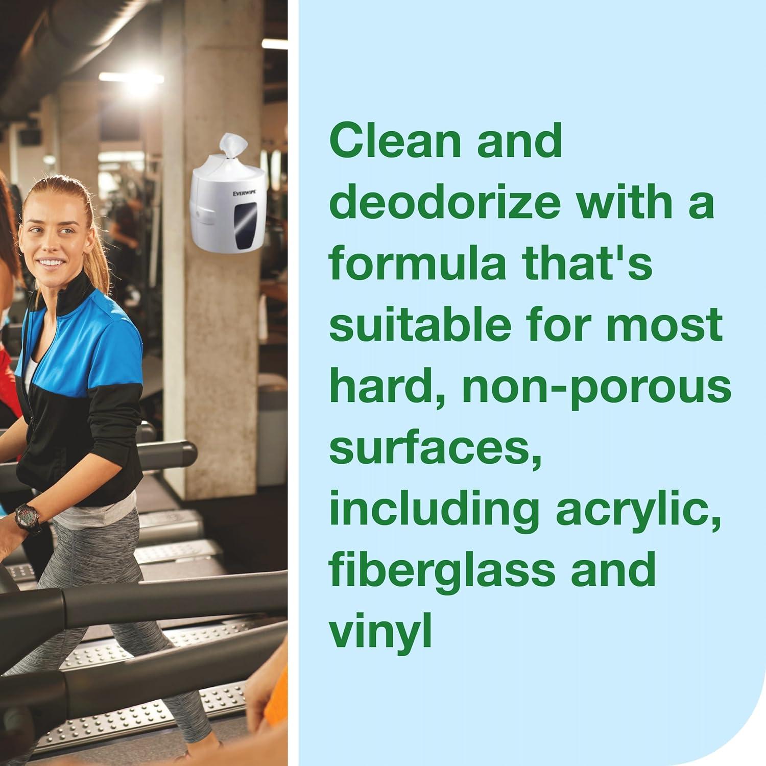 imageEverwipe by Tork Surface Cleaning Wet Wipe W12 Jumbo Rolls White Cleans and Deodorizes 4 x 900 wipes 192830 11100