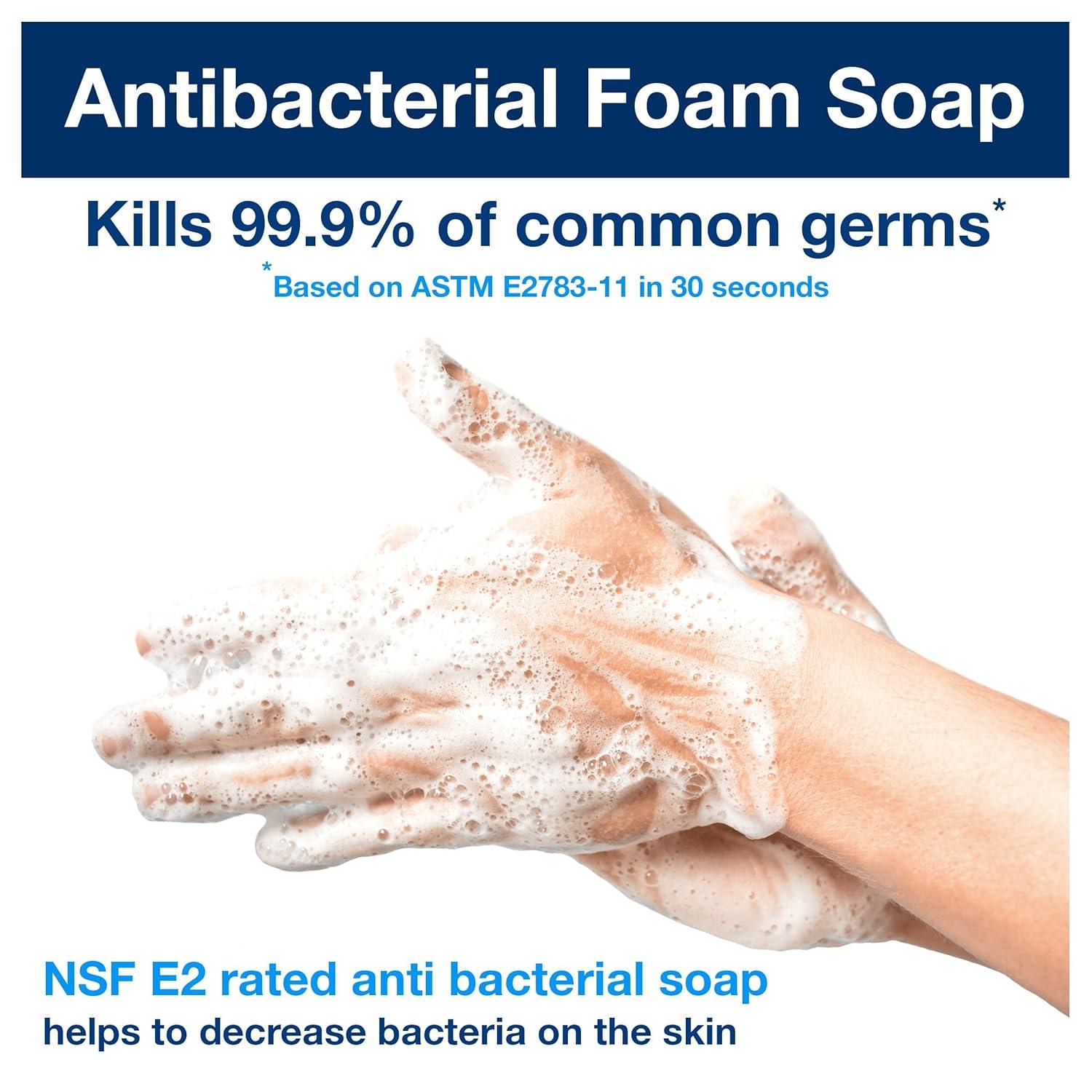 imageTork Alcohol Foam Hand Sanitizer S4 6 x 1L 400217 3382 Fl Oz Pack of 6Antibacterial Hand Washing Foam