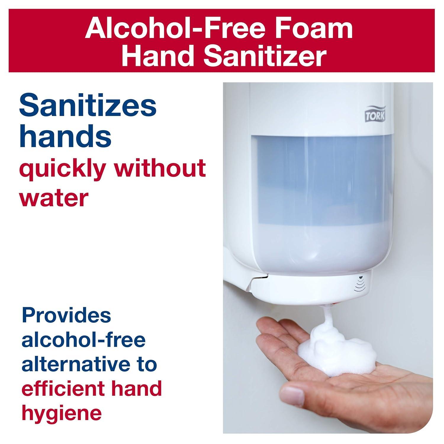 imageTork AlcoholFree Foam Hand Sanitizer S4 AlcoholFree Alternative 6 x 1L 4012132029 Fl Oz Pack of 1