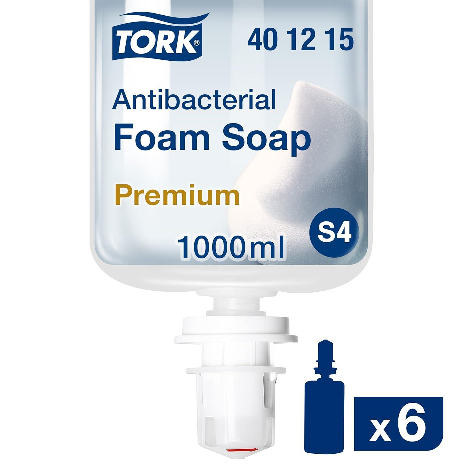 imageTork Antibacterial Foam Soap S4 Helps Kill Common Bacteria 6 x 1L 401215