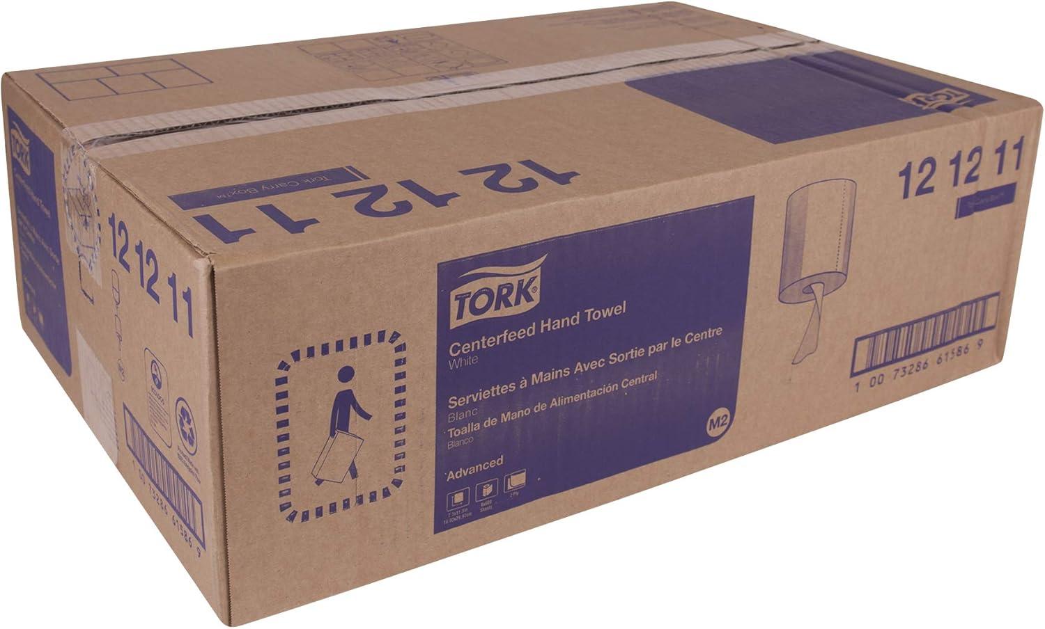 imageTork Basic Centerfeed Paper Wiper White M2 High Absorbency 6 x 600 Sheets 121201White