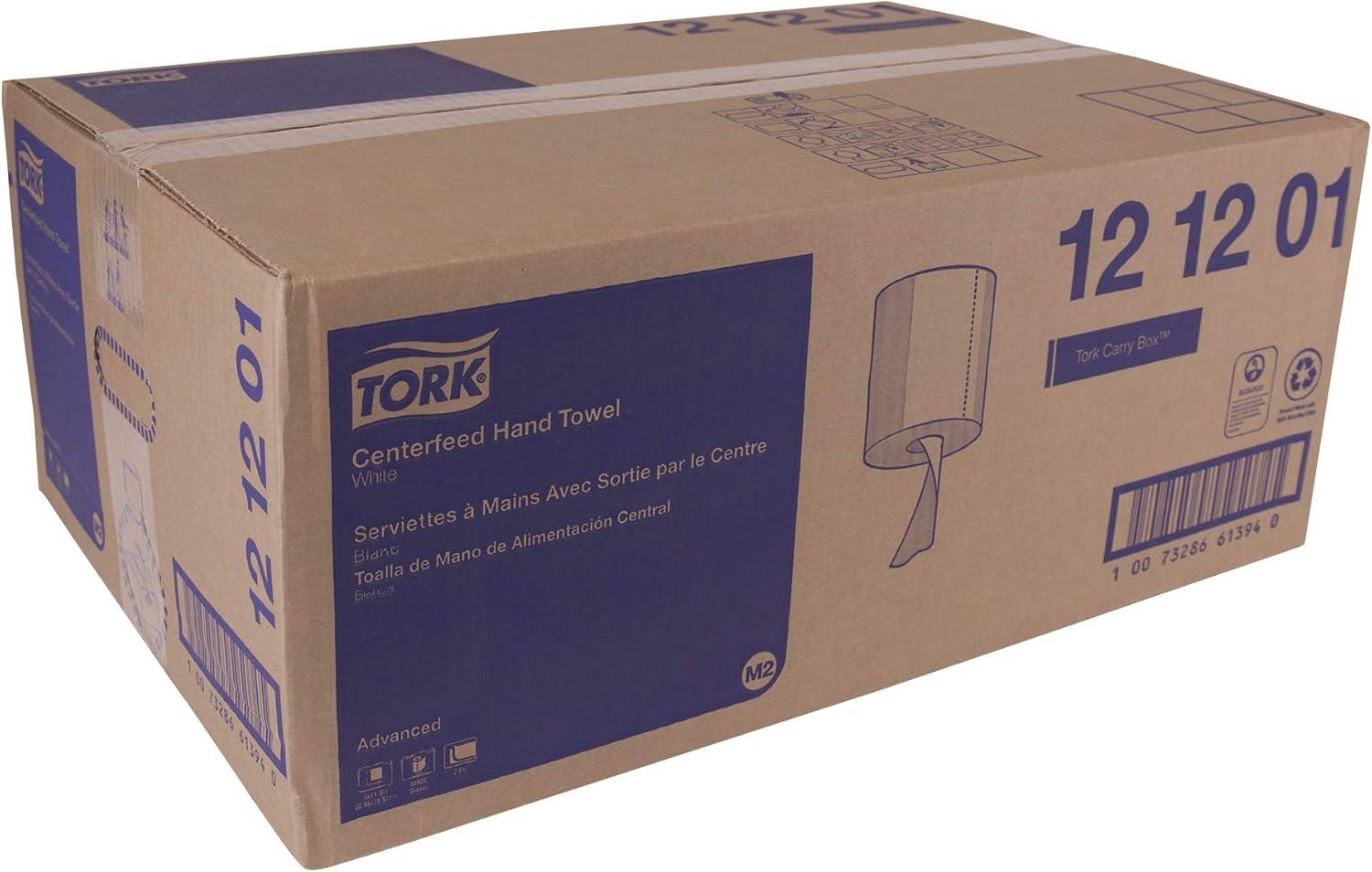 imageTork Basic Centerfeed Paper Wiper White M2 High Absorbency 6 x 600 Sheets 121201White