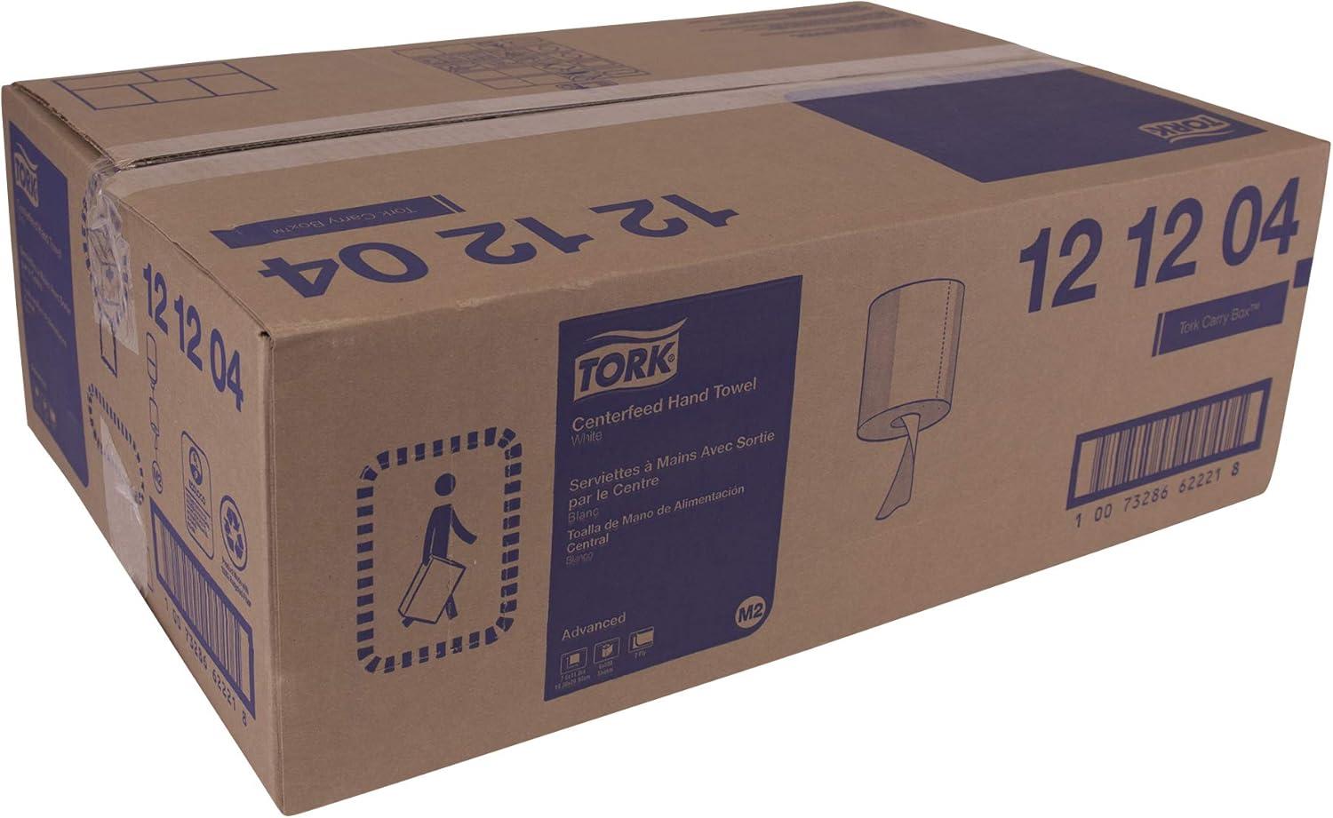 imageTork Basic Centerfeed Paper Wiper White M2 High Absorbency 6 x 600 Sheets 121201White