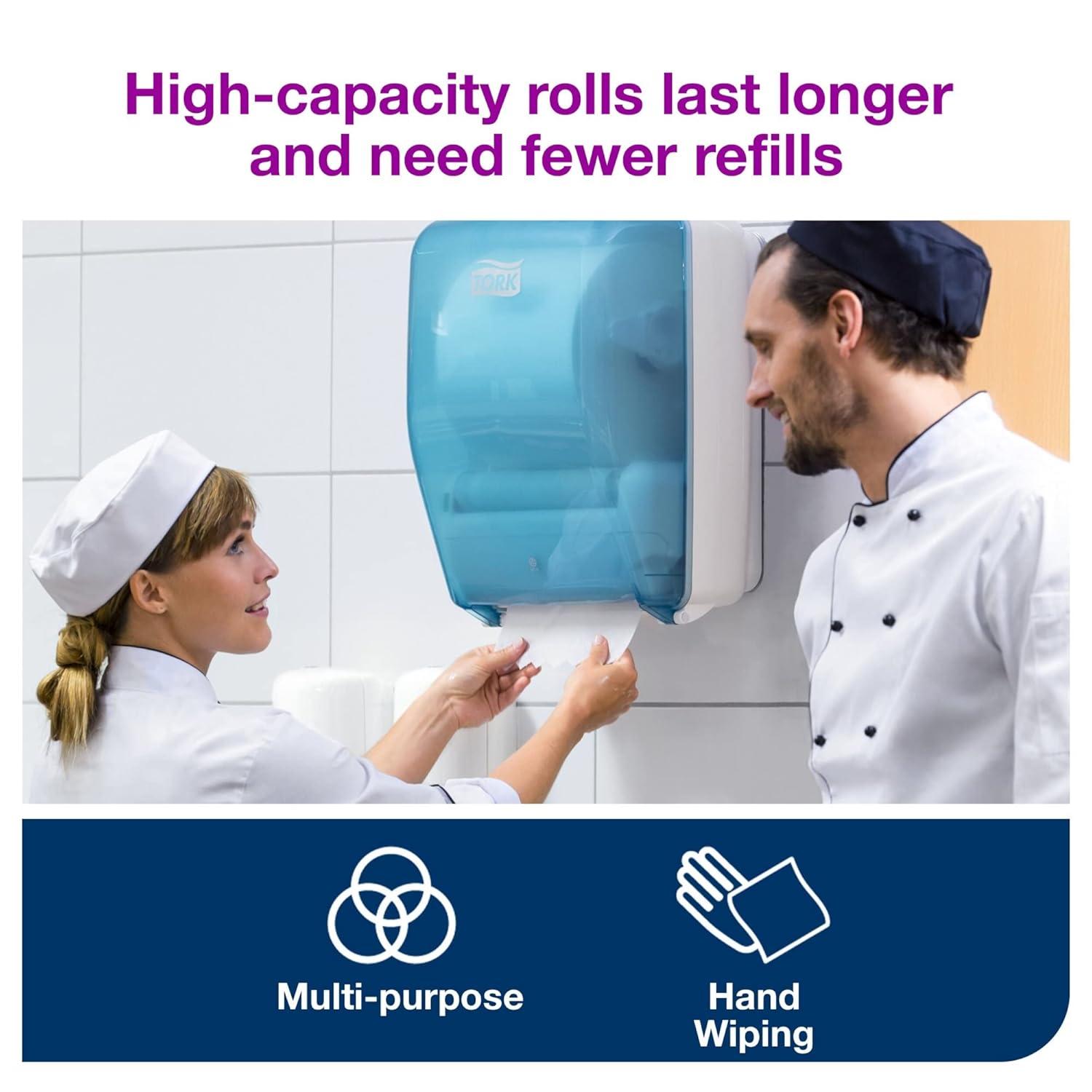 imageTork Basic Paper Wiper White W6 Roll Towel 4 x 1452 Sheets 291380White