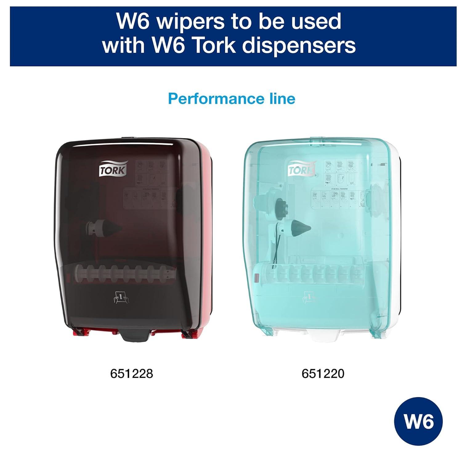 imageTork Basic Paper Wiper White W6 Roll Towel 4 x 1452 Sheets 291380White