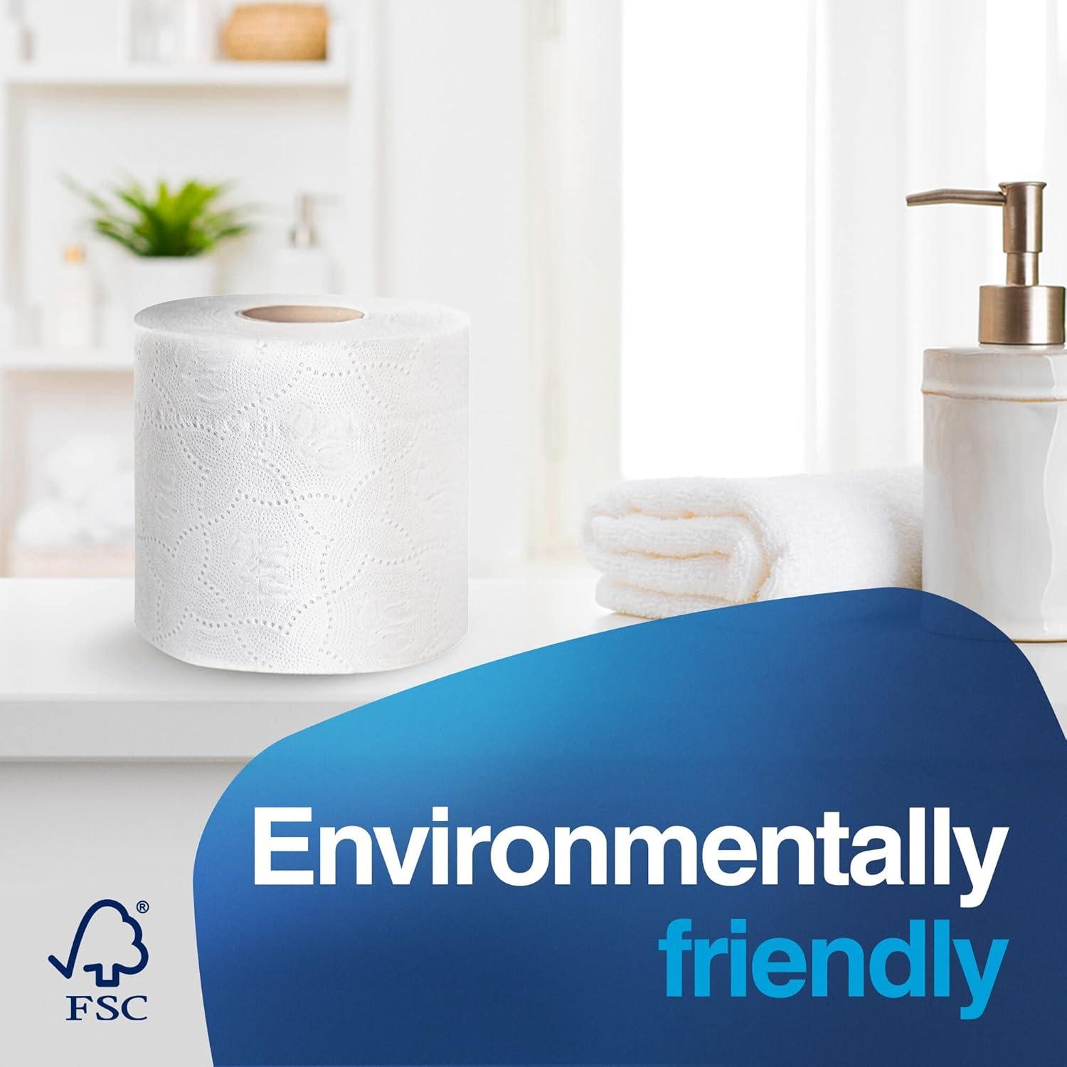 imageTork Bath Tissue Roll Premium 2ply For everyday use at home Extra soft toilet paper 41x4quot 400 sheetsroll 12 rollspoly pack 4 packscase