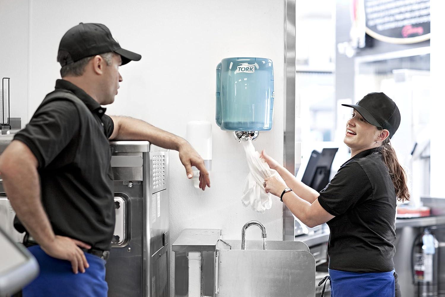 imageTork Centerfeed Paper Wiper White M2 100 Recycled 4 x 325 Sheets 130251ATork M2  Centerfeed Hand Towel