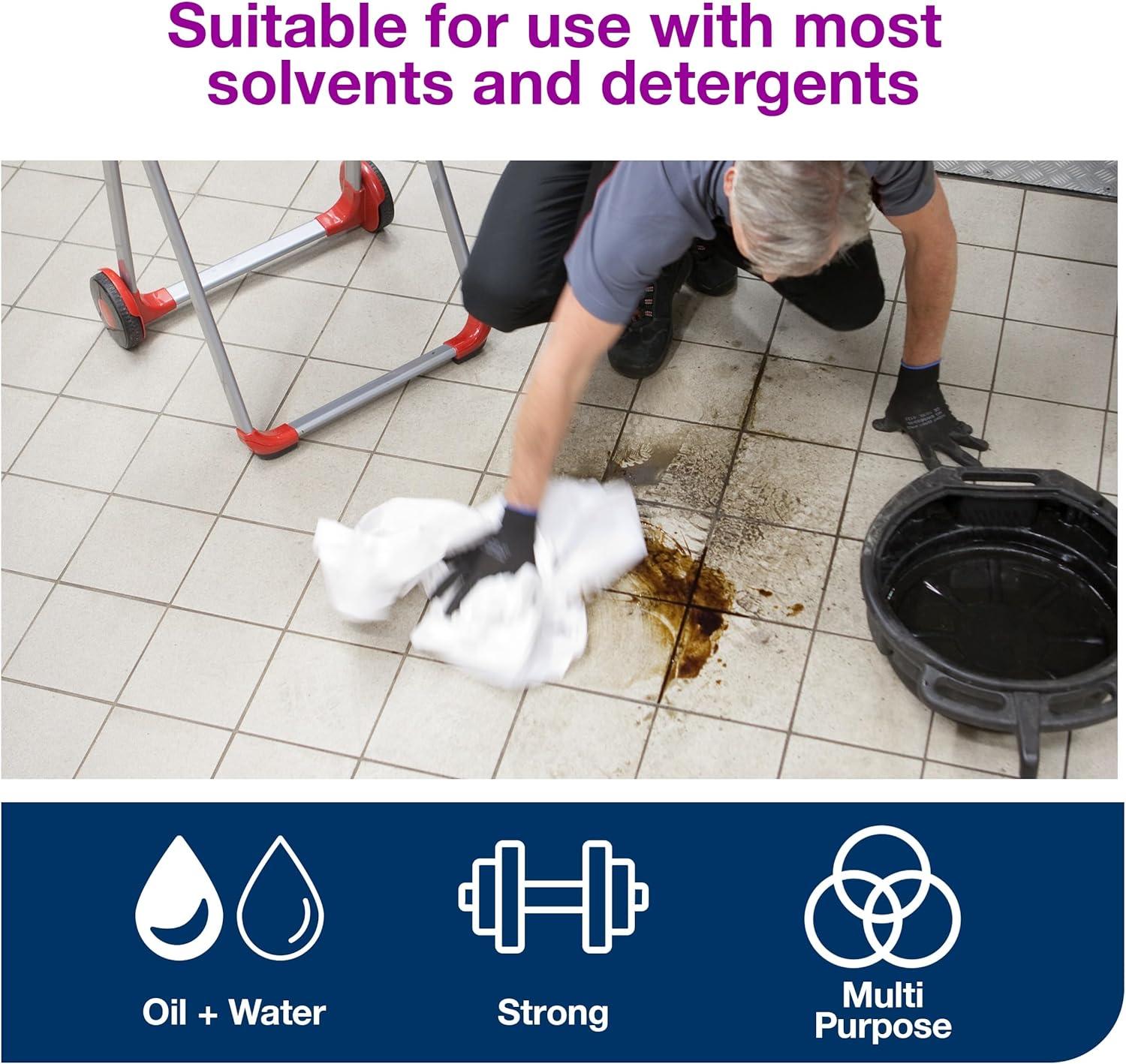 imageTork Cleaning Cloth Giant Roll White W1 1 x 1219 Feet 510105