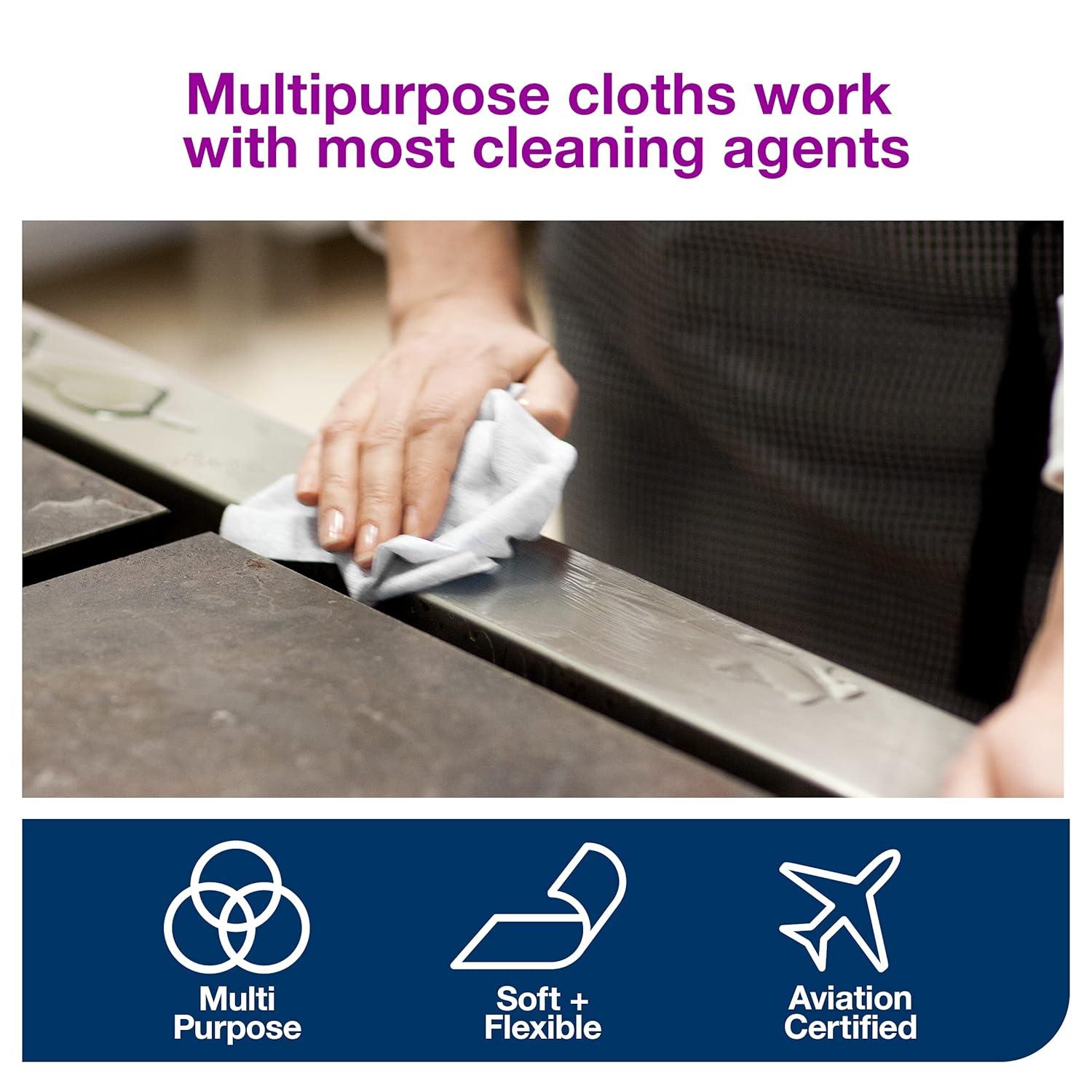 imageTork Cleaning Cloth White W2 Reusable 1 x 500 Cloths 510137