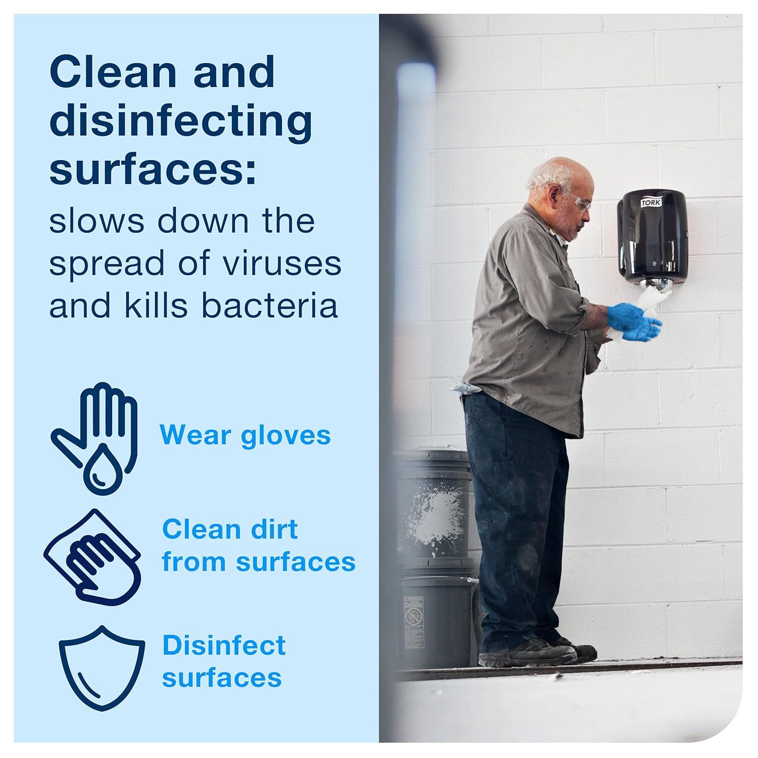 imageTork Cleaning Cloth White W2 Reusable 1 x 500 Cloths 510137