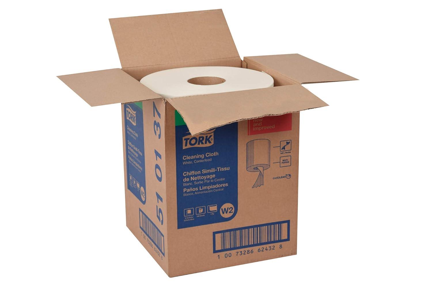 imageTork Cleaning Cloth White W2 Reusable 1 x 500 Cloths 510137