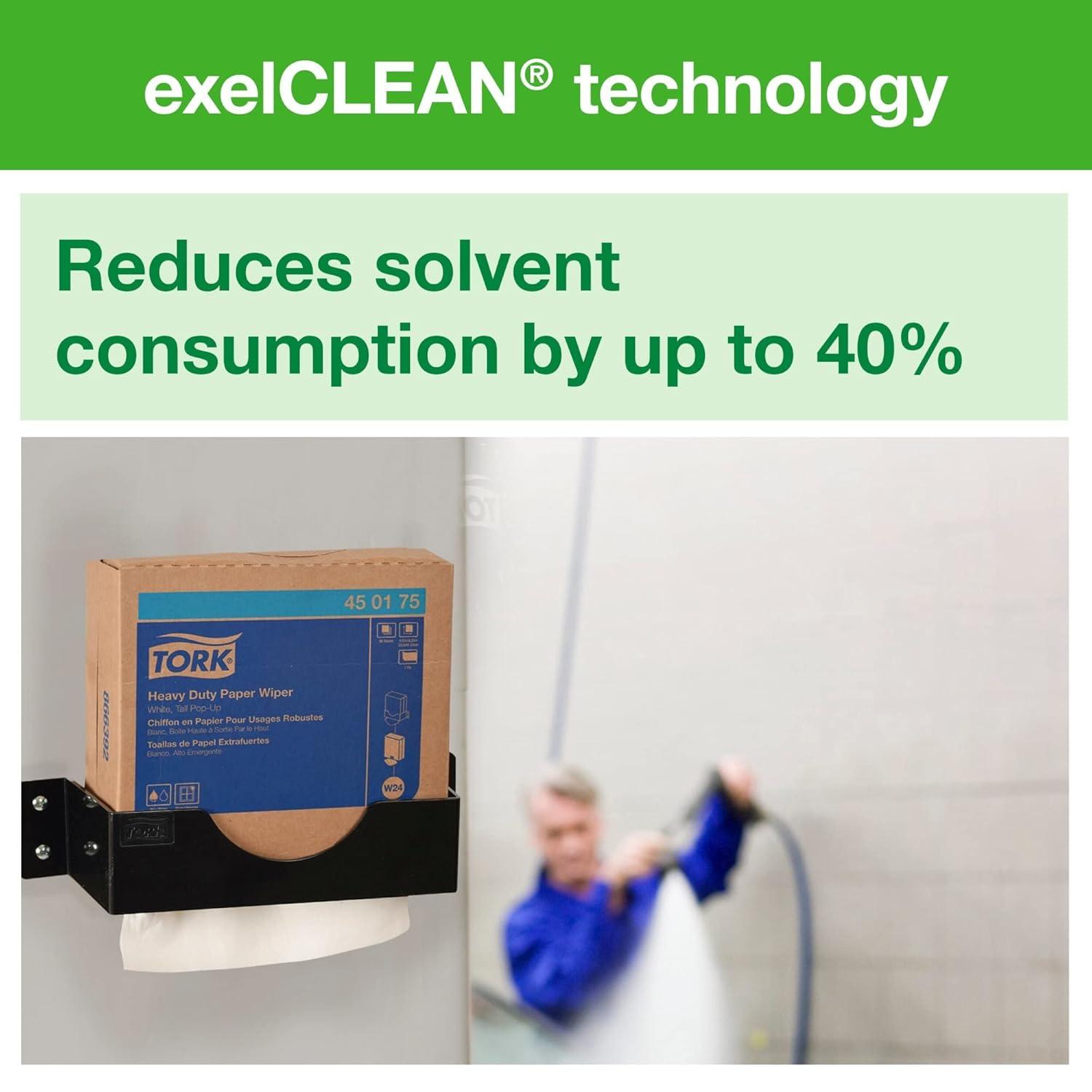 imageTork Cleaning Cloth White W24 Pop Up 10 x 100 sheets 510176