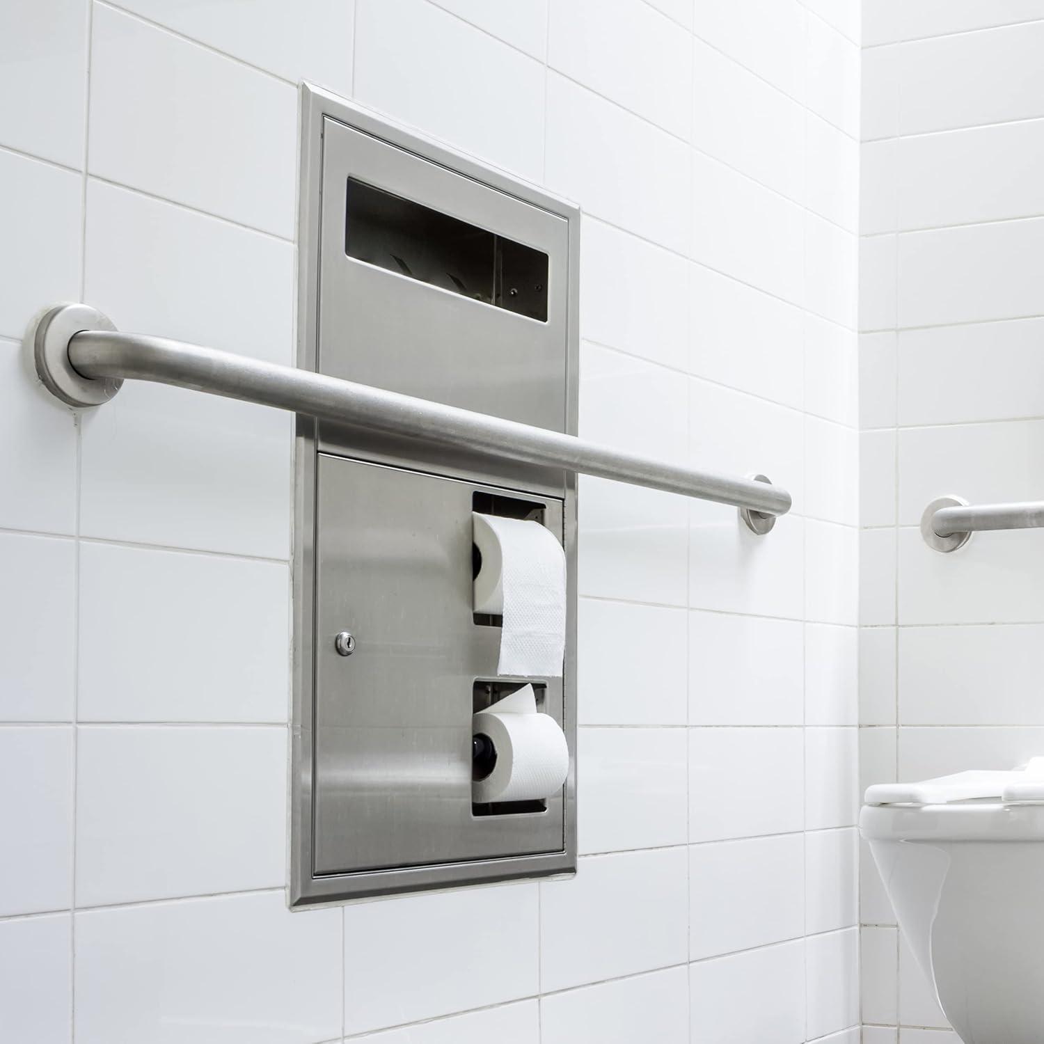 imageTork Coreless Toilet Paper Dispenser White For Homes and Small Businesses Fits T7 DispensersSpindle Kit