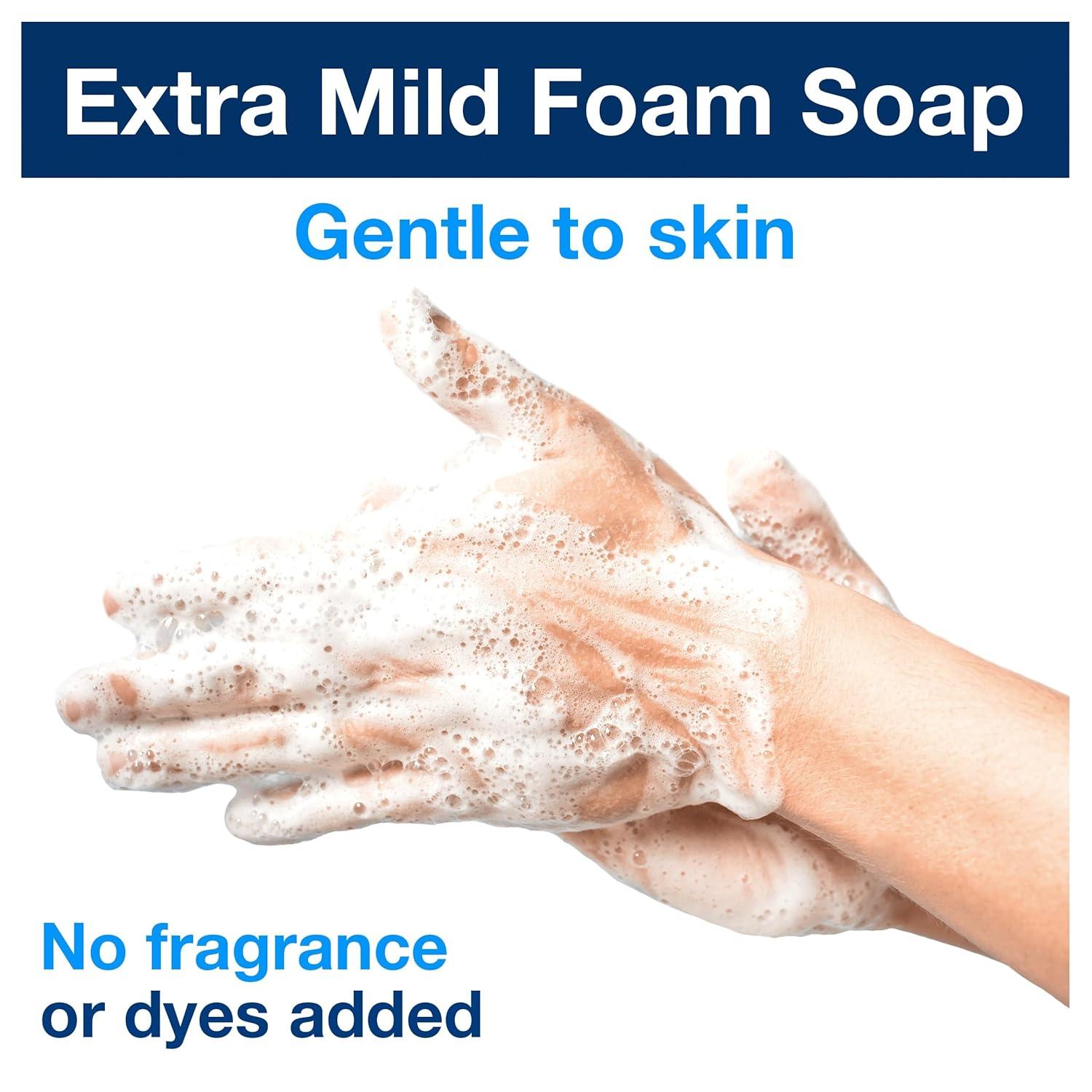 imageTork Extra Mild Hand Washing Foam Soap S4 No Fragrance Added 6 x 1L 401811 formerly 401211