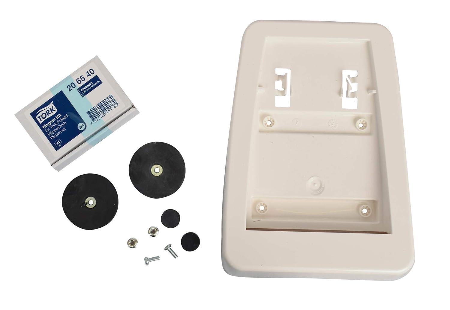 imageTork Folded Wiper Dispenser AquaWhite W4 WallMounted 654021