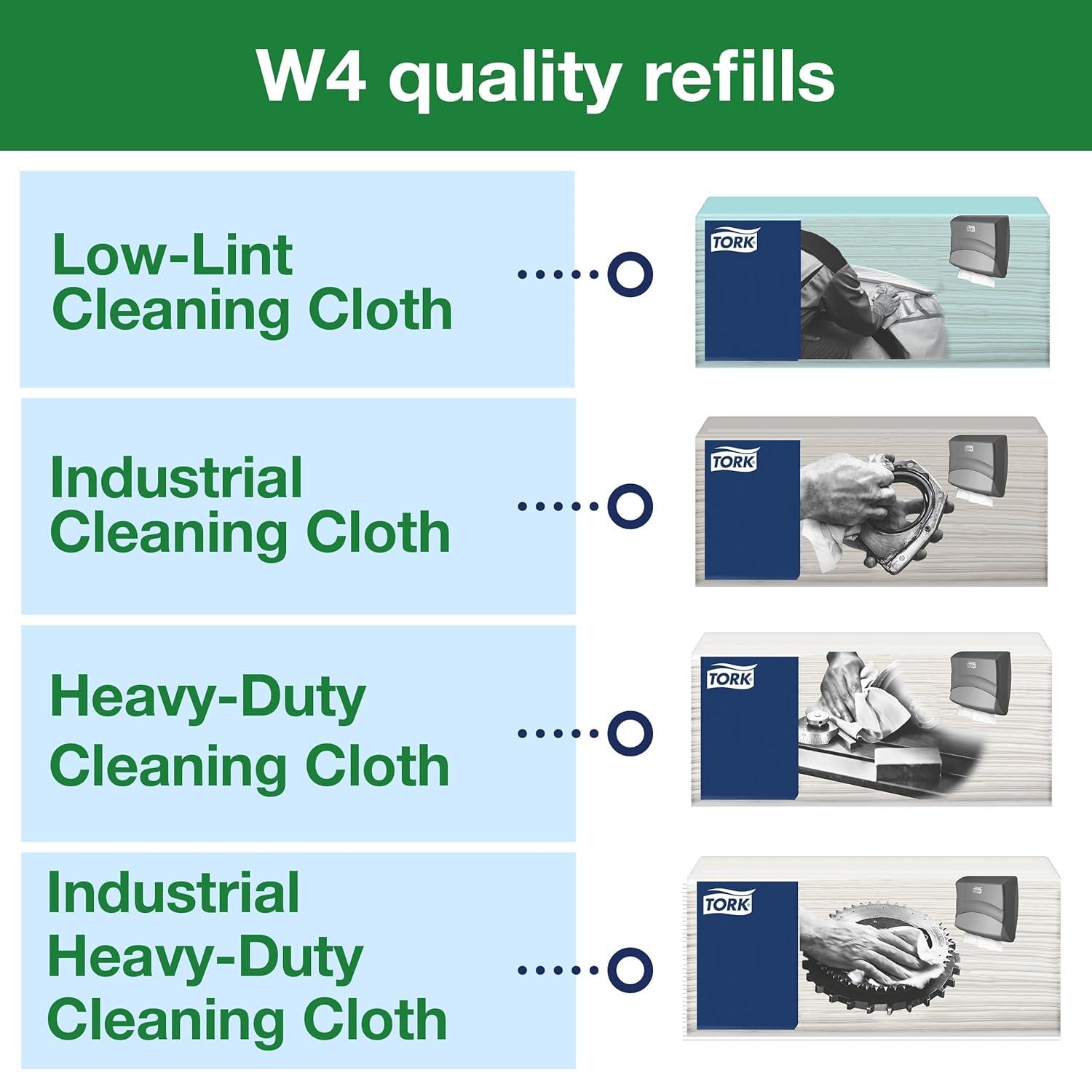 imageTork Folded Wiper Dispenser RedBlack W4 WallMounted 6540281