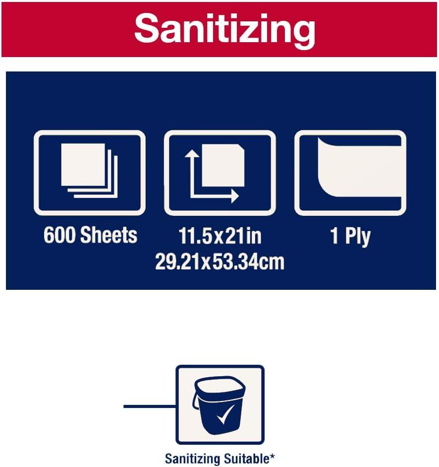 imageTork Foodservice Cleaning Towel BlueWhite Self Dispensing 14 Folded 1 x 240 Cloths 192181AGreenWhite