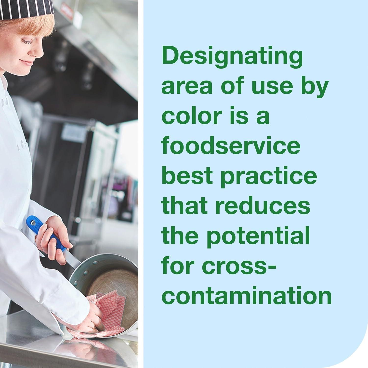 imageTork Foodservice Cleaning Towel BlueWhite Self Dispensing 14 Folded 1 x 240 Cloths 192181APink and White