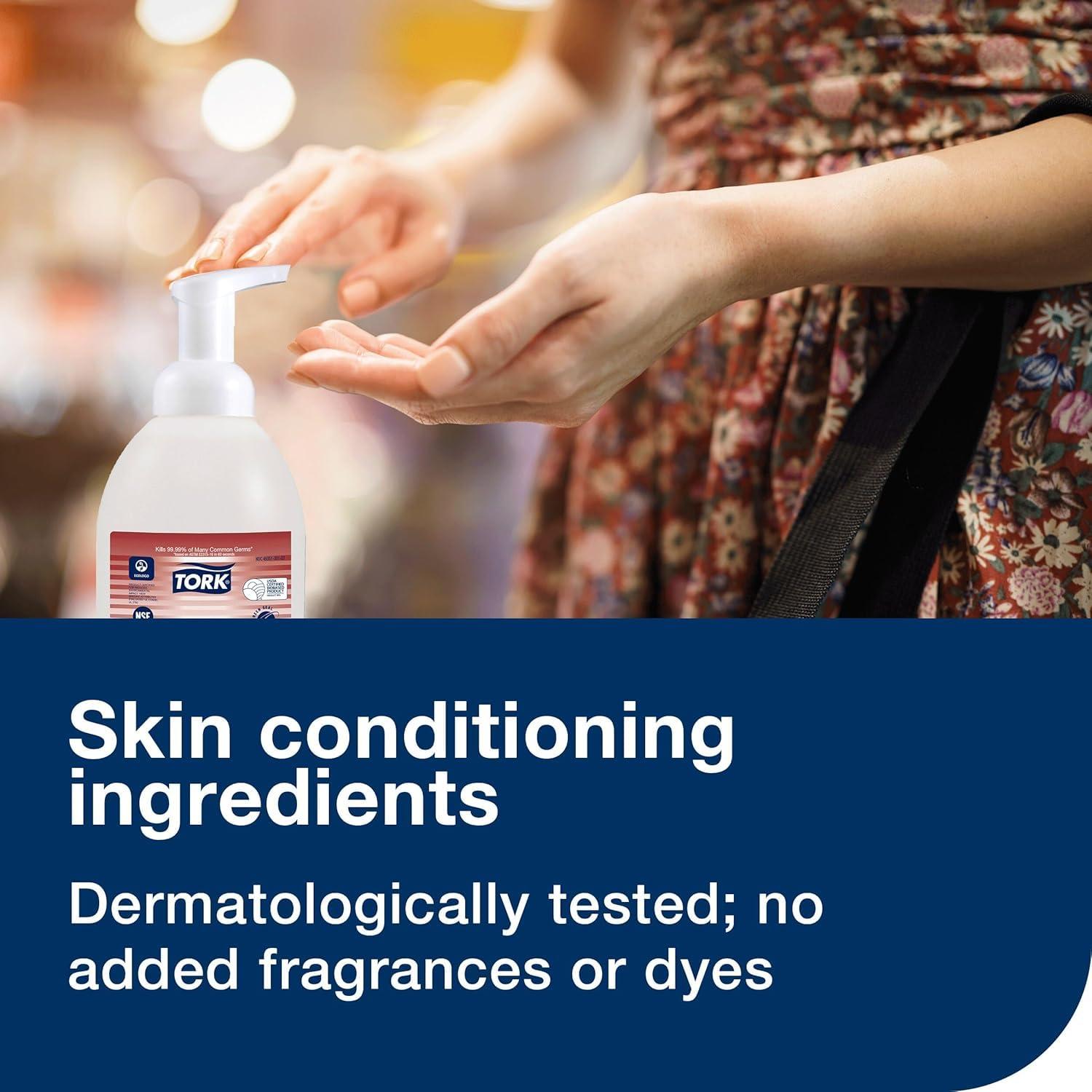 imageTork Hand Sanitizing Alcohol Foam 18oz Helps Kill Common Germs 12 x 18oz 400022