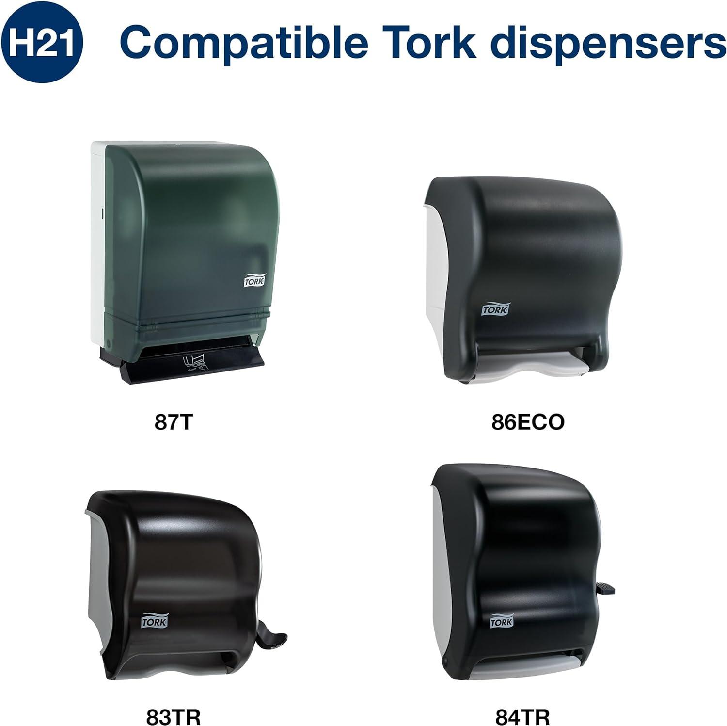 imageTork Hand Towel Roll Natural H80 Universal 100 Recycled Fiber 6 Rolls x 800 ft 8031300Natural