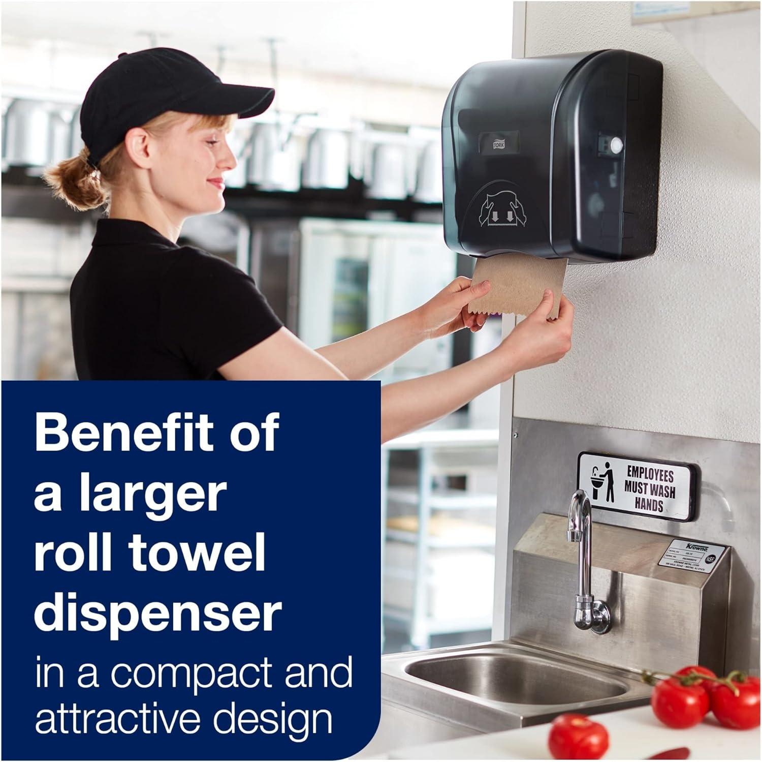 imageTork Hand Towel Roll Natural H80 Universal 100 Recycled Fiber 6 Rolls x 800 ft 8031300Natural