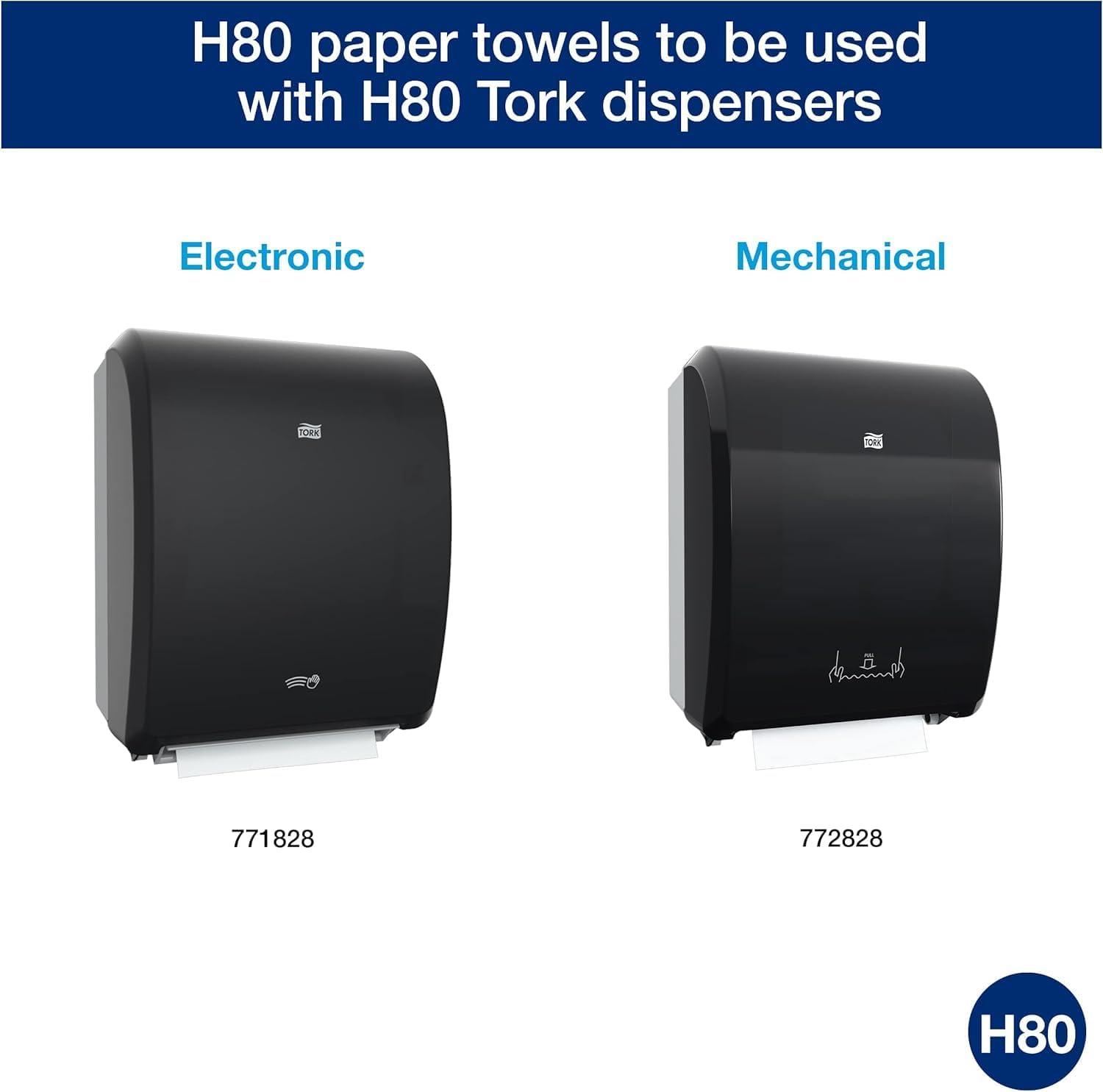 imageTork Hand Towel Roll Natural H80 Universal 100 Recycled Fiber 6 Rolls x 800 ft 8031300Natural White