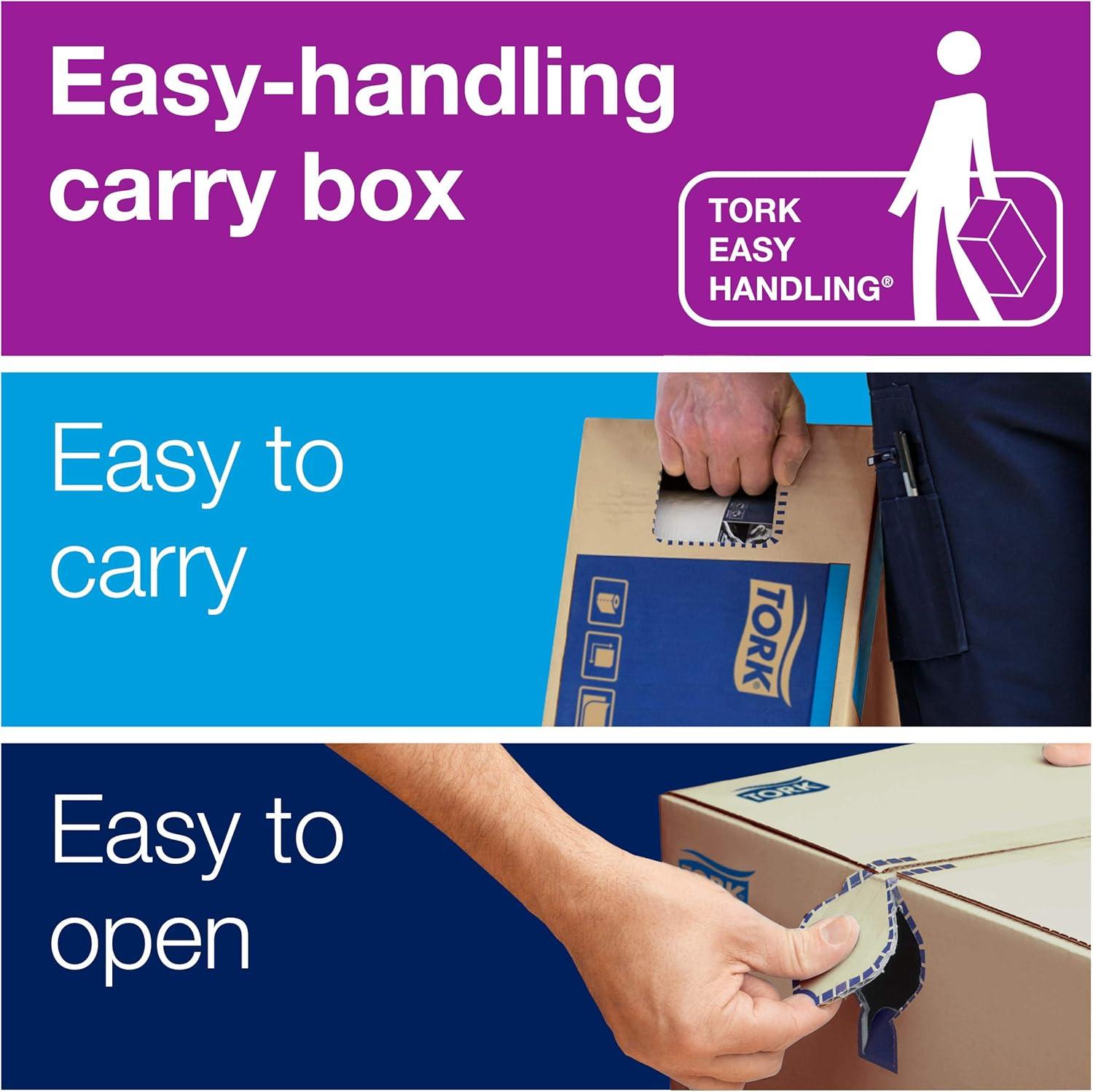 imageTork Hand Towel Roll Natural H80 Universal 100 Recycled Fiber 6 Rolls x 800 ft 8031300White