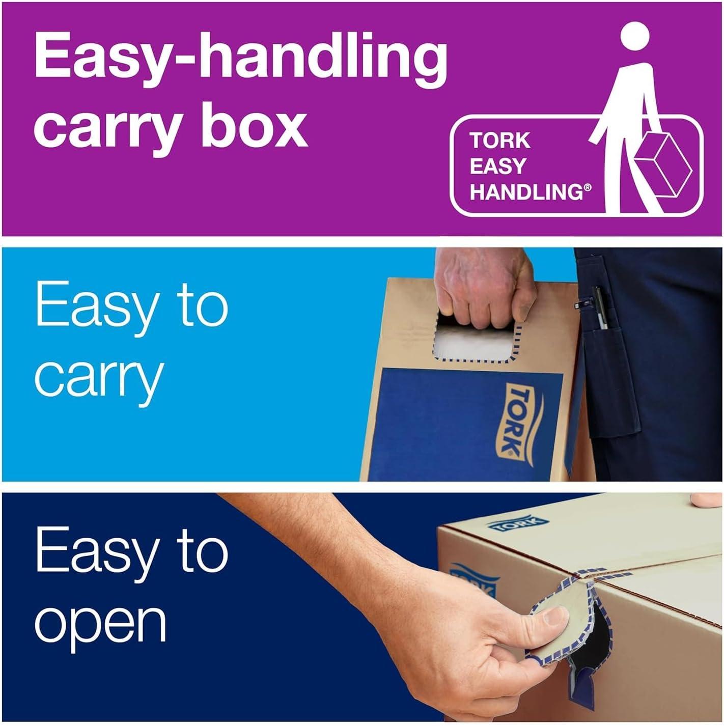 imageTork Hand Towel Roll Natural H80 Universal 100 Recycled Fiber 6 Rolls x 800 ft 8031300White