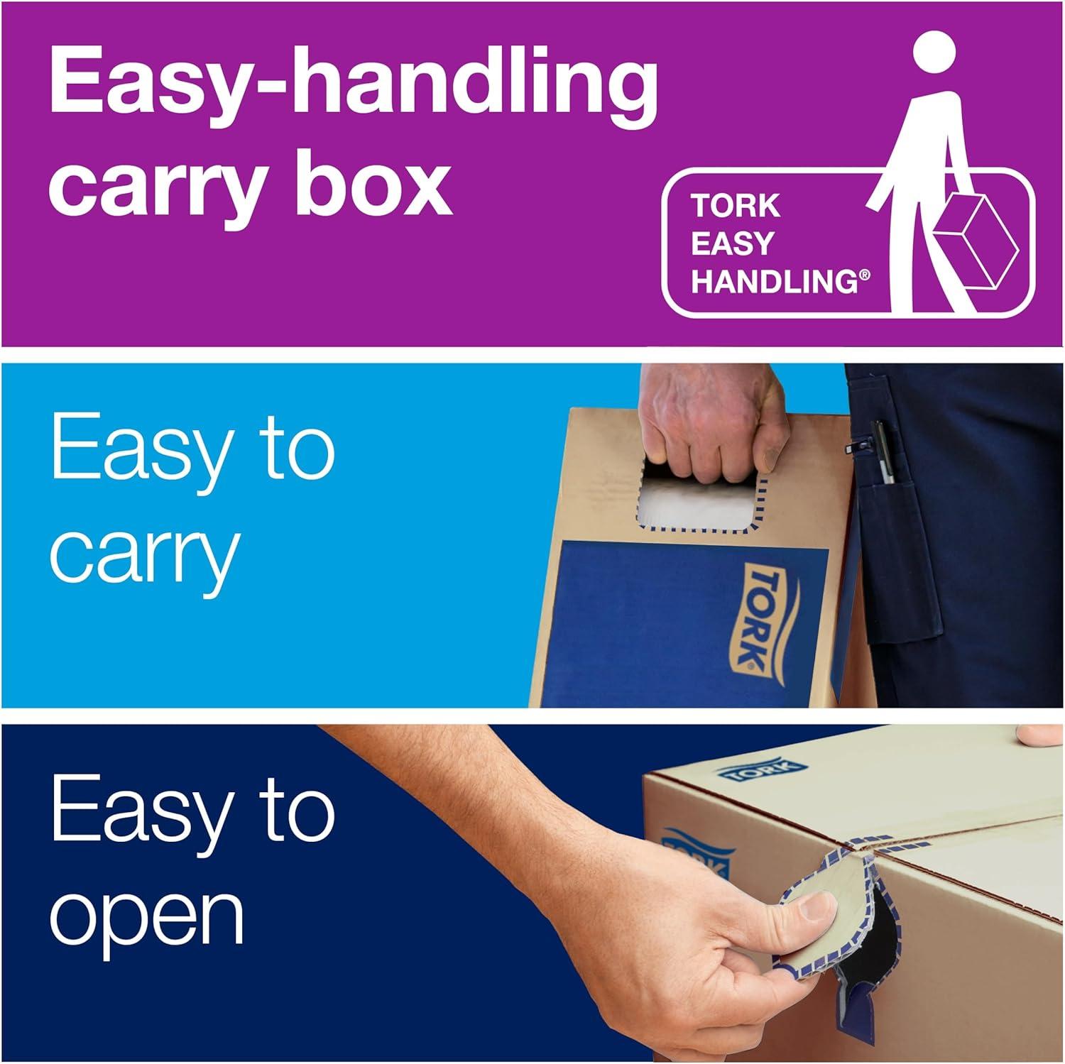 imageTork Hand Towel Roll Natural H80 Universal 100 Recycled Fiber 6 Rolls x 800 ft 8031300White