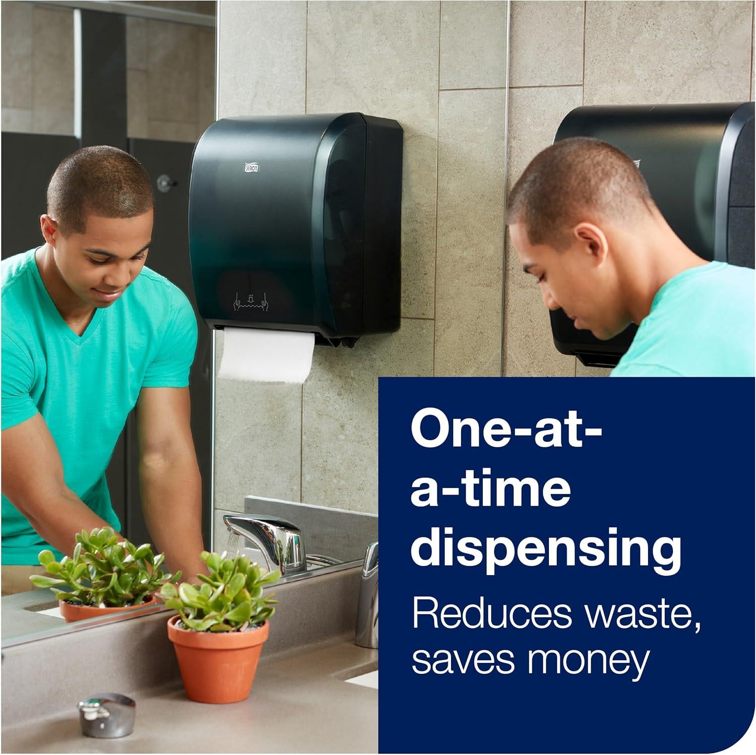 imageTork Hand Towel Roll Natural H80 Universal 100 Recycled Fiber 6 Rolls x 800 ft 8031300White