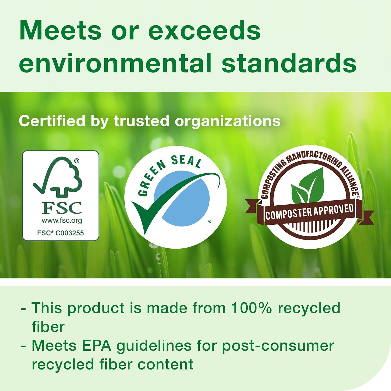 imageTork Hand Towel Roll Natural Universal H71 Large 100 Recycled 1Ply White 6 Rolls x 800 ft 7171300