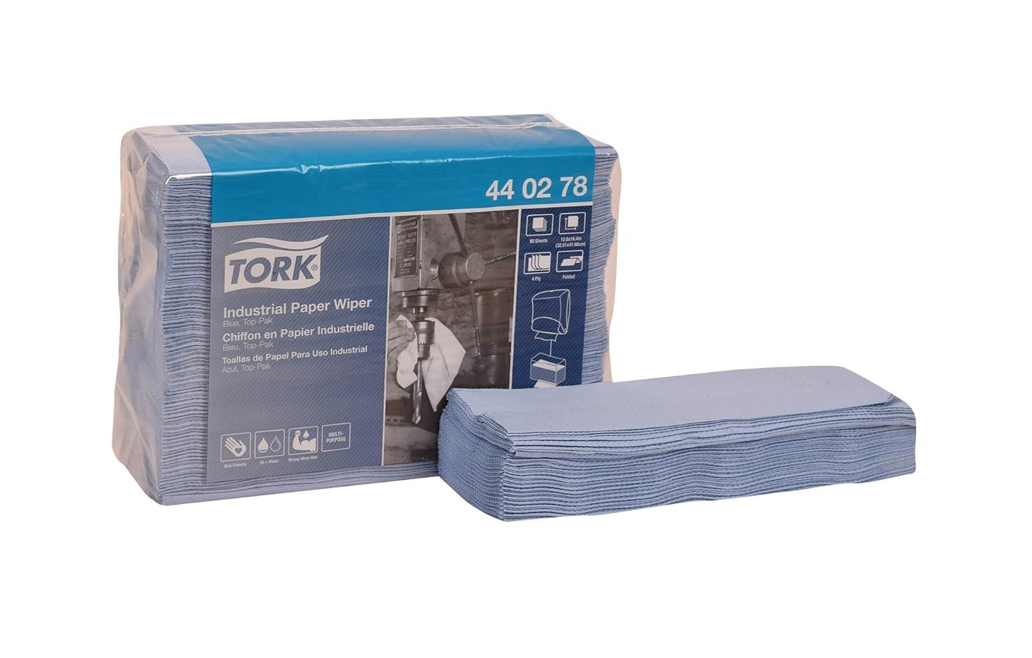 imageTork Heavy Duty Paper Wiper W4 Glass Cleaning 5 x 90 Sheets 440278