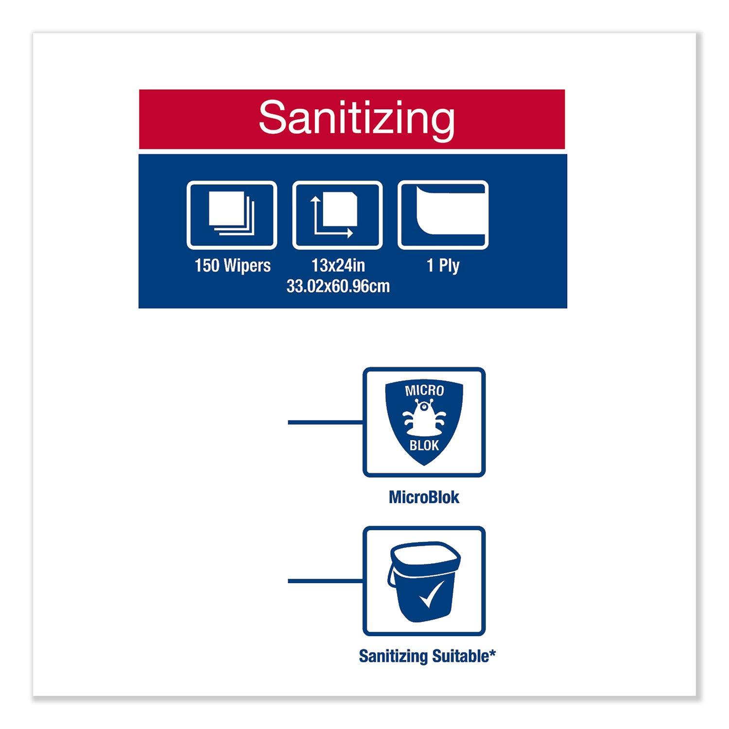 imageTork HeavyDuty Cleaning Cloth White W8 Biobased 8 x 50 Cloths 9301511 x 150 cloths