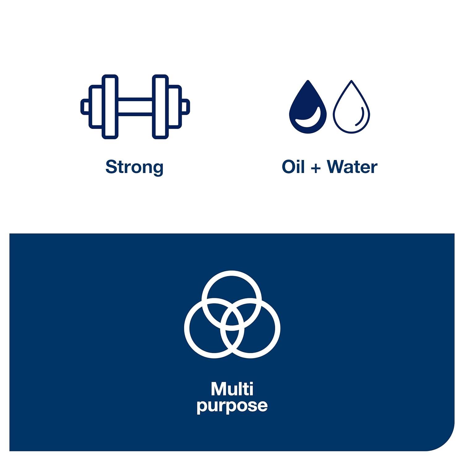 imageTork HeavyDuty Cleaning Cloth White W8 Biobased 8 x 50 Cloths 9301518 x 50 Cloths