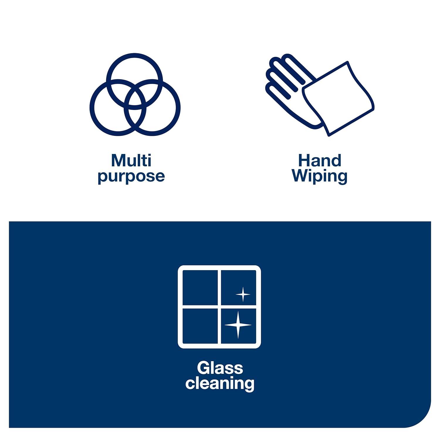 imageTork Industrial Centrefeed Dispenser Black  M2  Refill  Centerfeed Paper Wiper White 6 x 600 Sheets