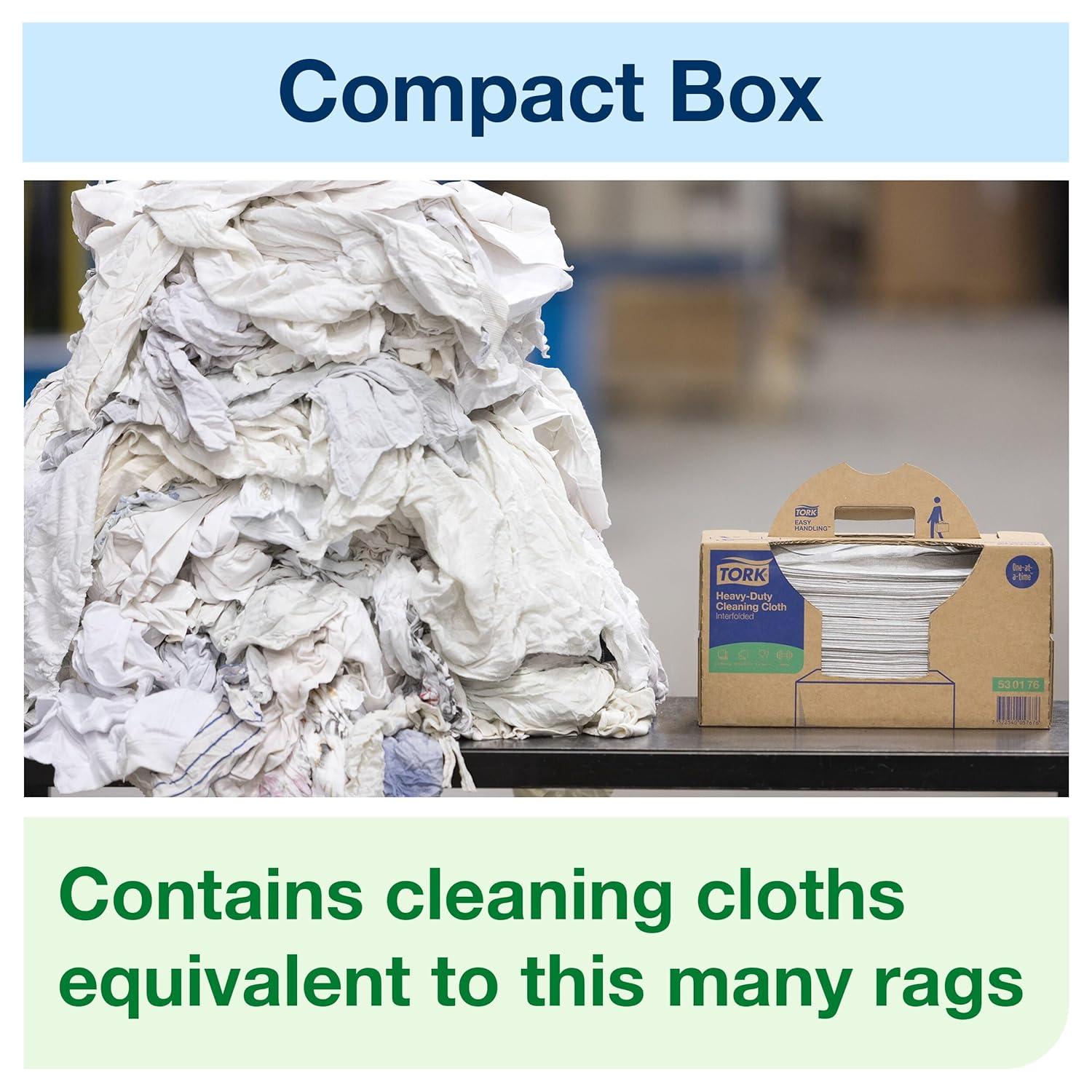 imageTork Industrial Cleaning Cloth Gray W7 OneataTime Dispensing 1 x 210 Cloths 520374