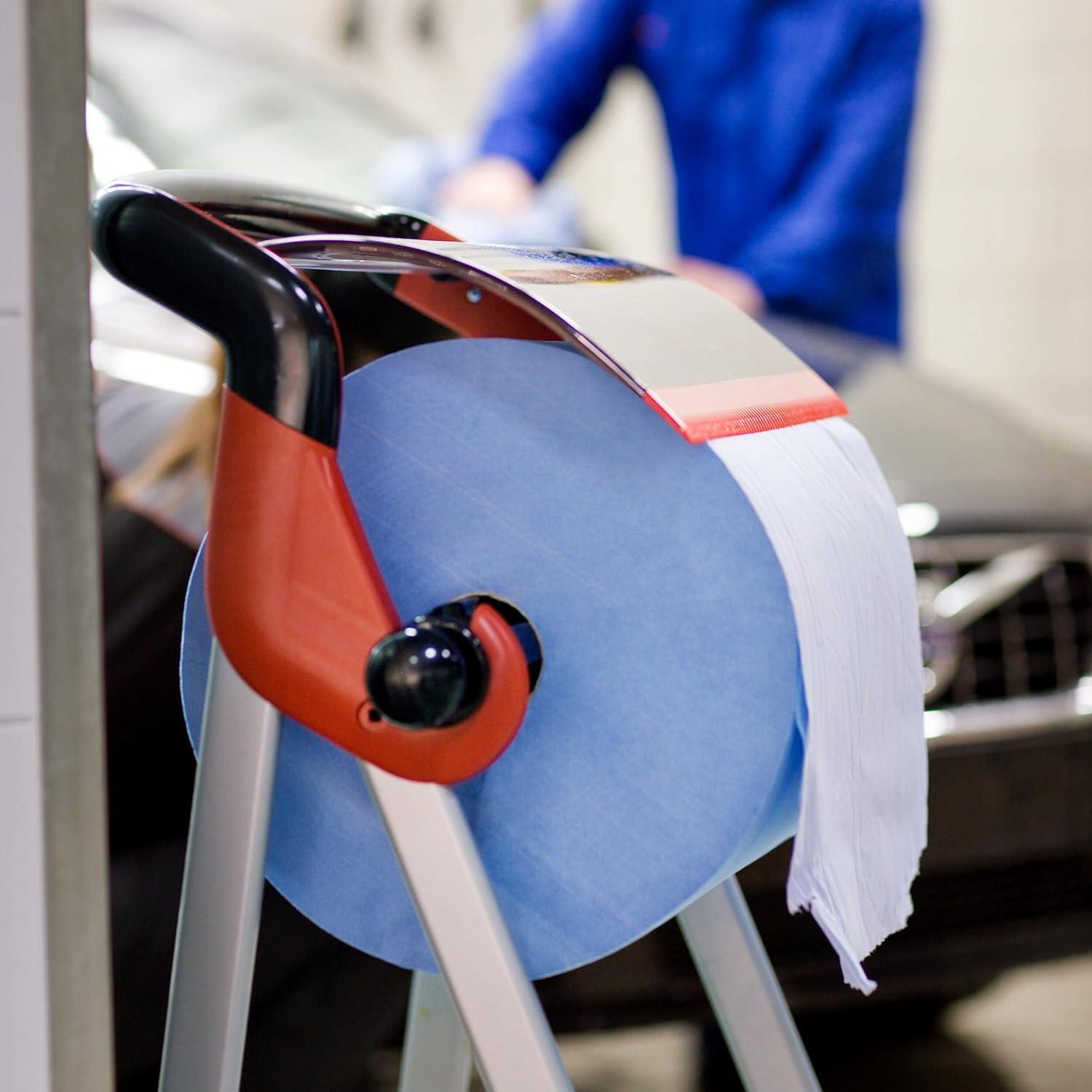 imageTork Industrial Floor Stand Paper Towel Roll Dispenser Red W1 Mobile 6520281Dispenser