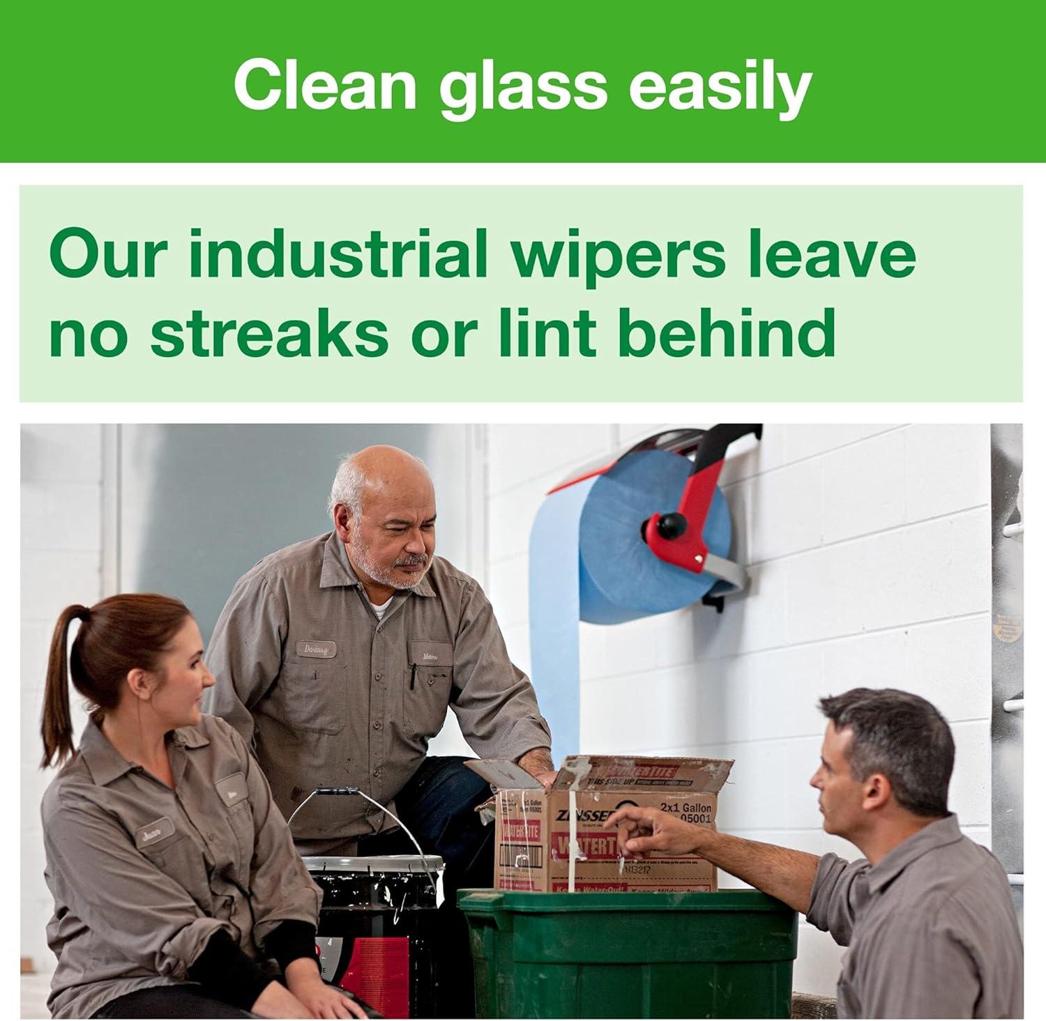 imageTork Industrial Wiper Blue W1W2 Centerfeed 2 x 375 Sheets 13244101Blue