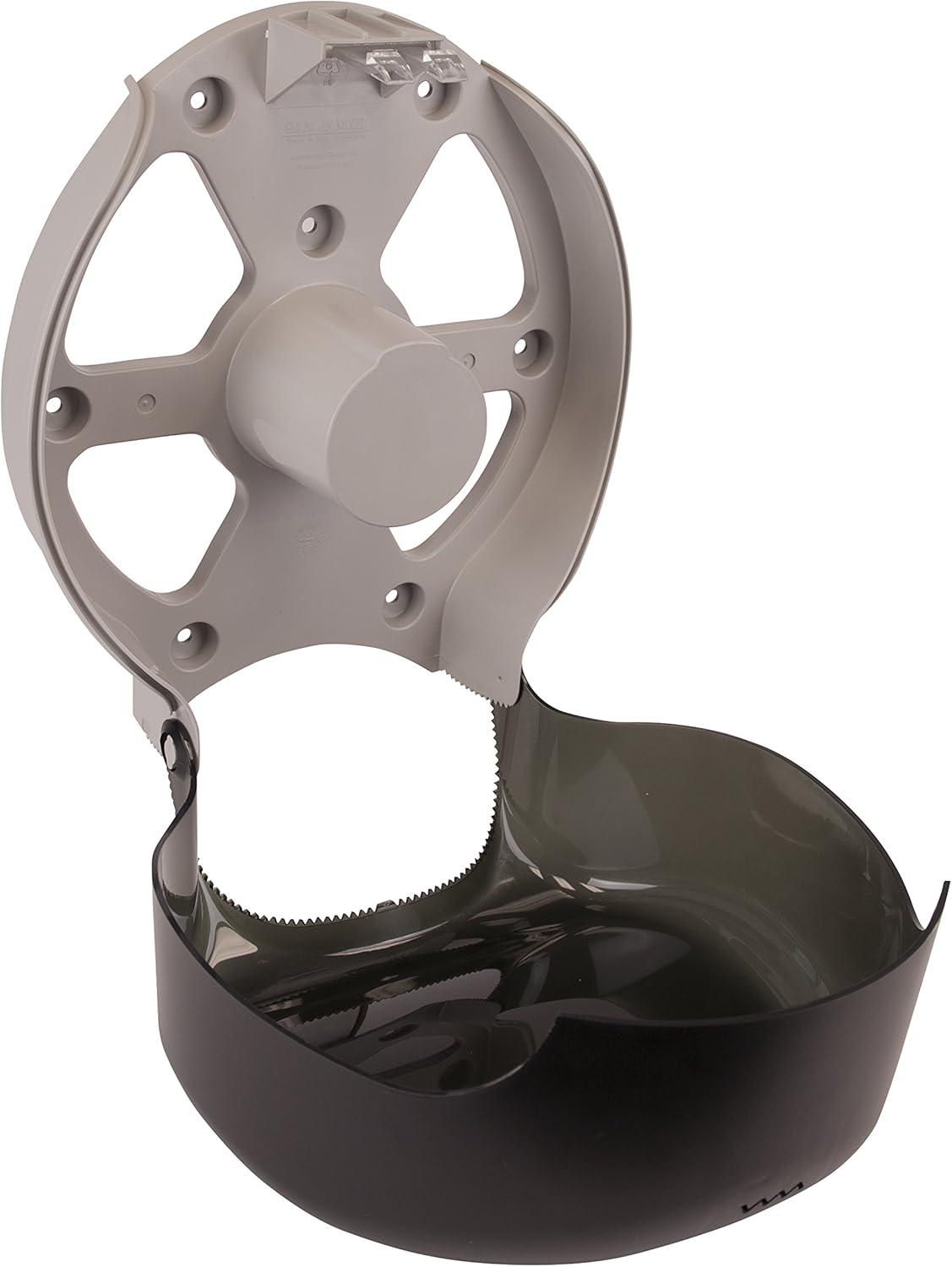 imageTork Jumbo Toilet Paper Roll Dispenser Smoke T22 High Capacity 66TRSmall