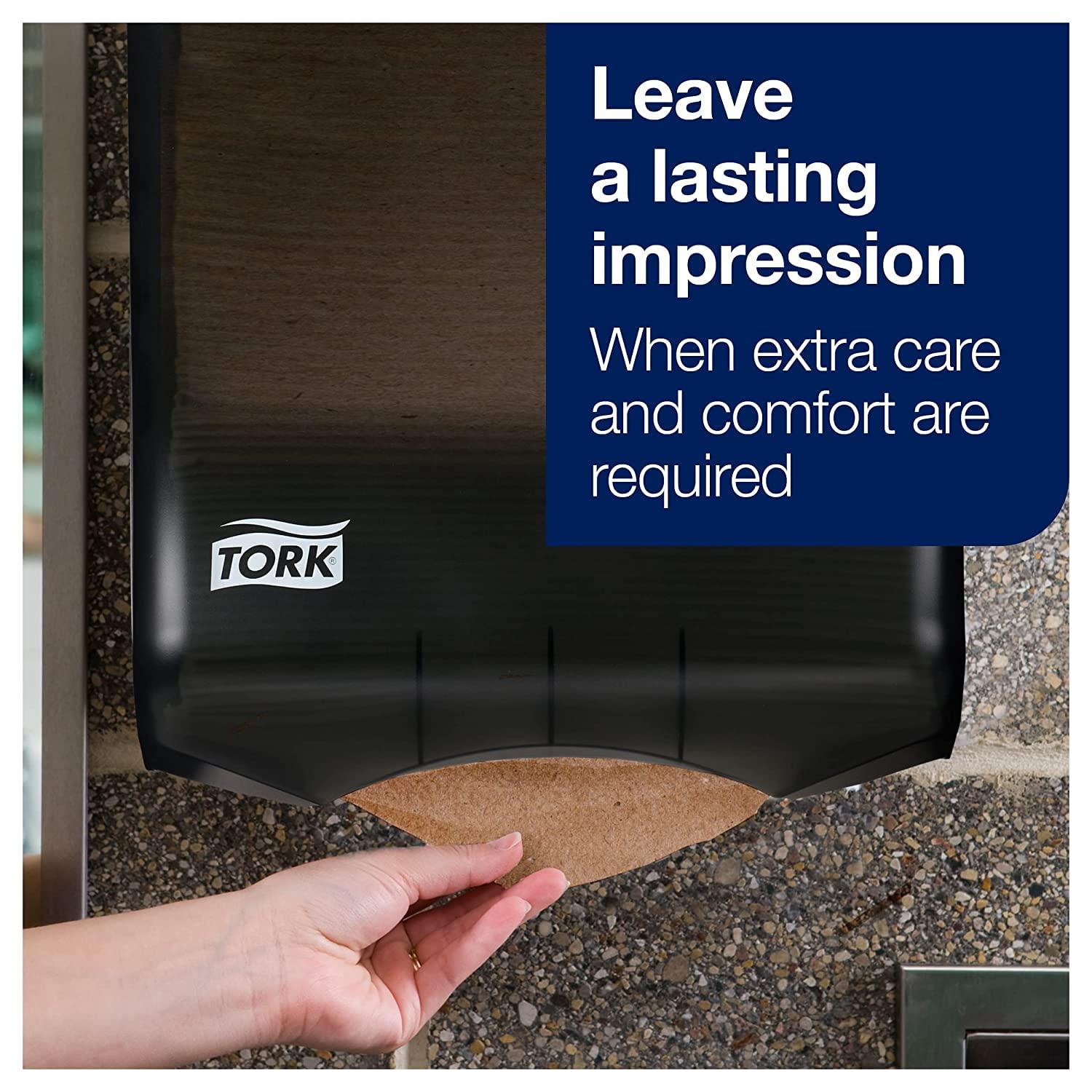 imageTork Jumbo Toilet Paper Roll White T22 Universal and Tork Multifold Hand Towel Natural H2 UniversalToilet Paper  Hand Towel