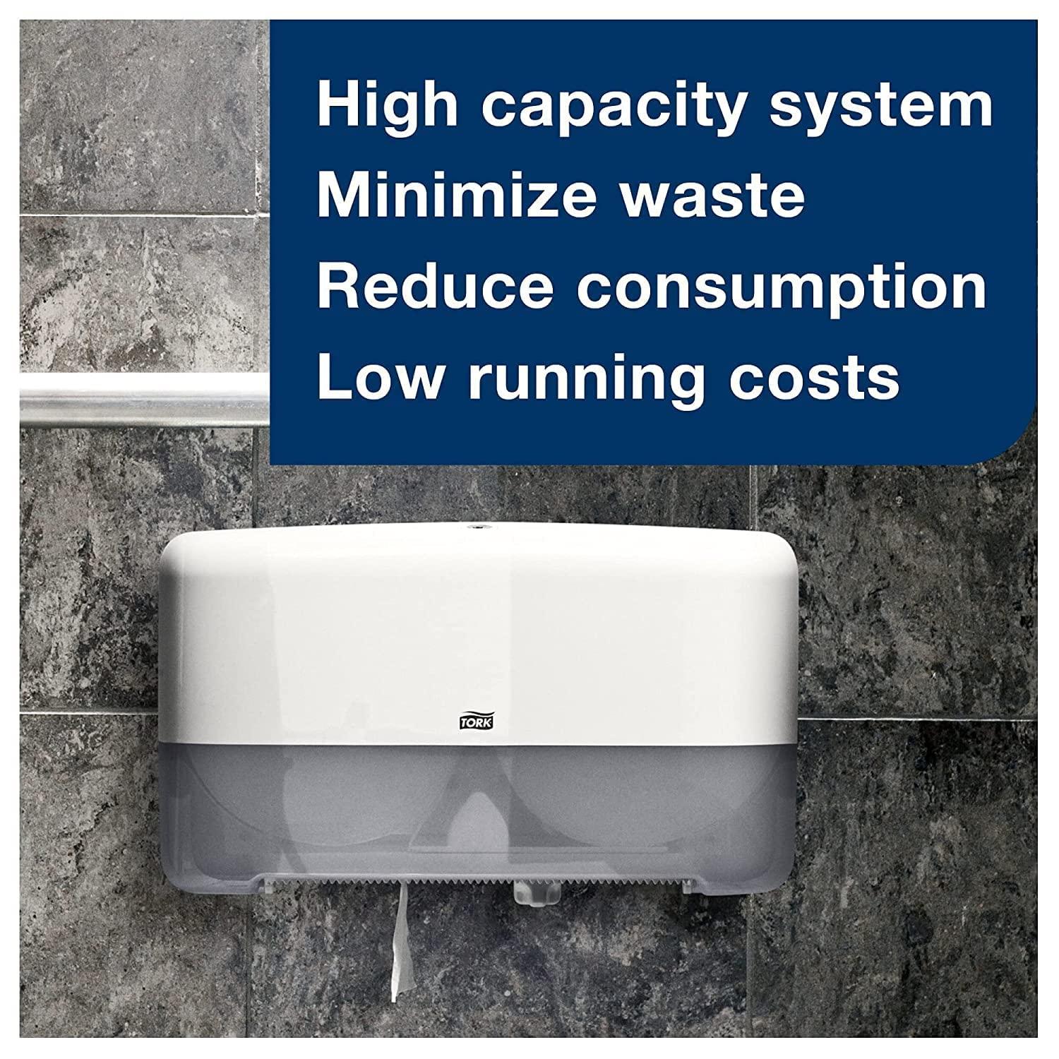 imageTork Jumbo Toilet Paper Roll White T22 Universal and Tork Multifold Hand Towel Natural H2 UniversalToilet Paper  Hand Towel