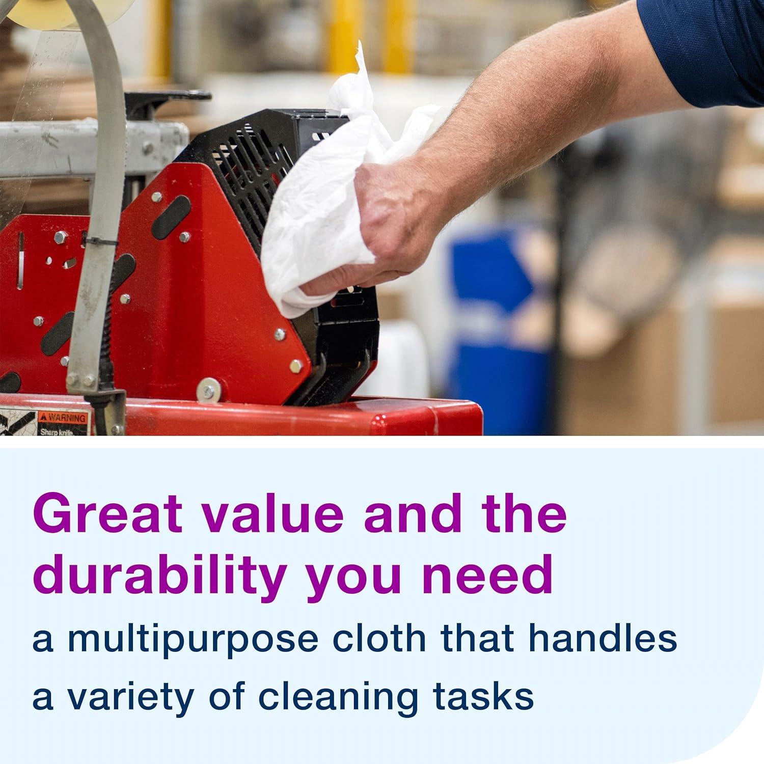 imageTork Light Duty Cleaning Cloth PopUp Box White W24 Use Wet or Dry 10 x 120 Cloths 500176