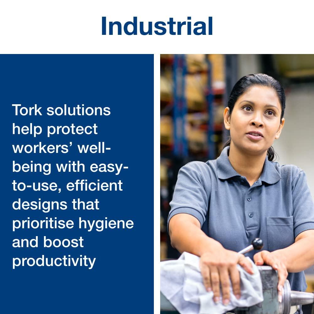 imageTork Light Duty Cleaning Cloth PopUp Box White W24 Use Wet or Dry 10 x 120 Cloths 500176