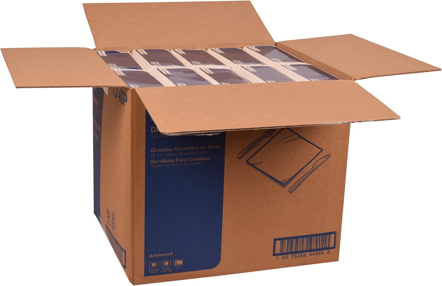 imageTork LinStyle Dinner Napkin White Flat Pack 1 x 1000 Napkins 716002Pack of 20