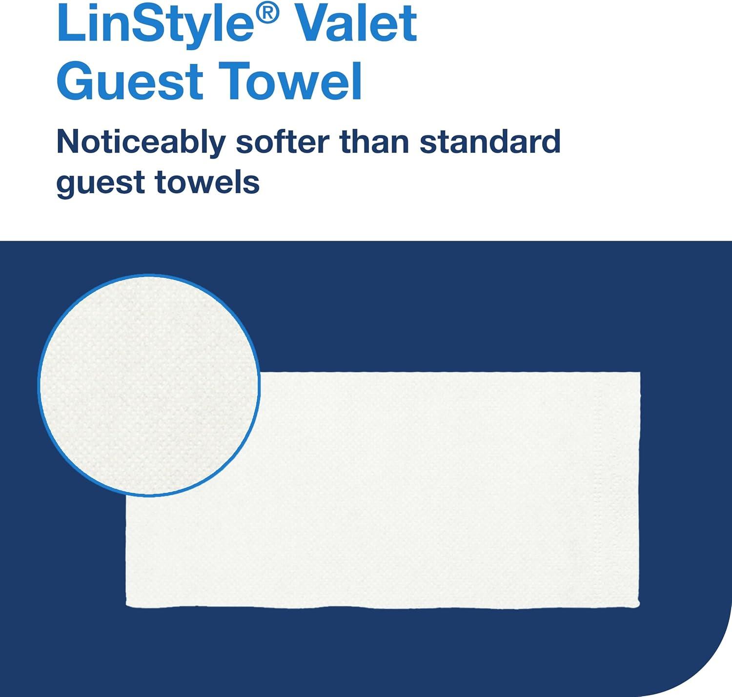 imageTork LinStyle Valet Guest Towel White 16 Fold 5 x 100 Towels 716001