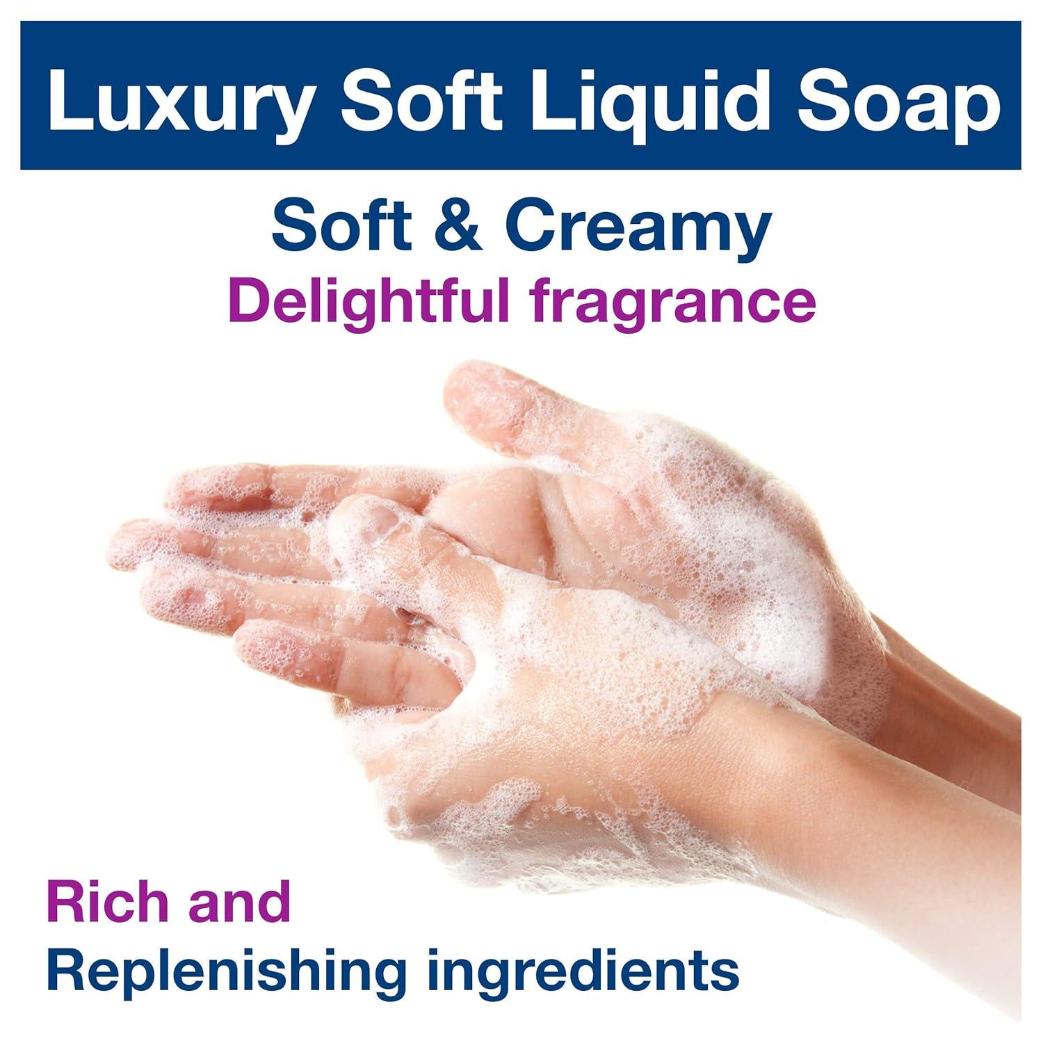 imageTork Luxury Soft Liquid Soap Rose Scent 6 x 1L 400012