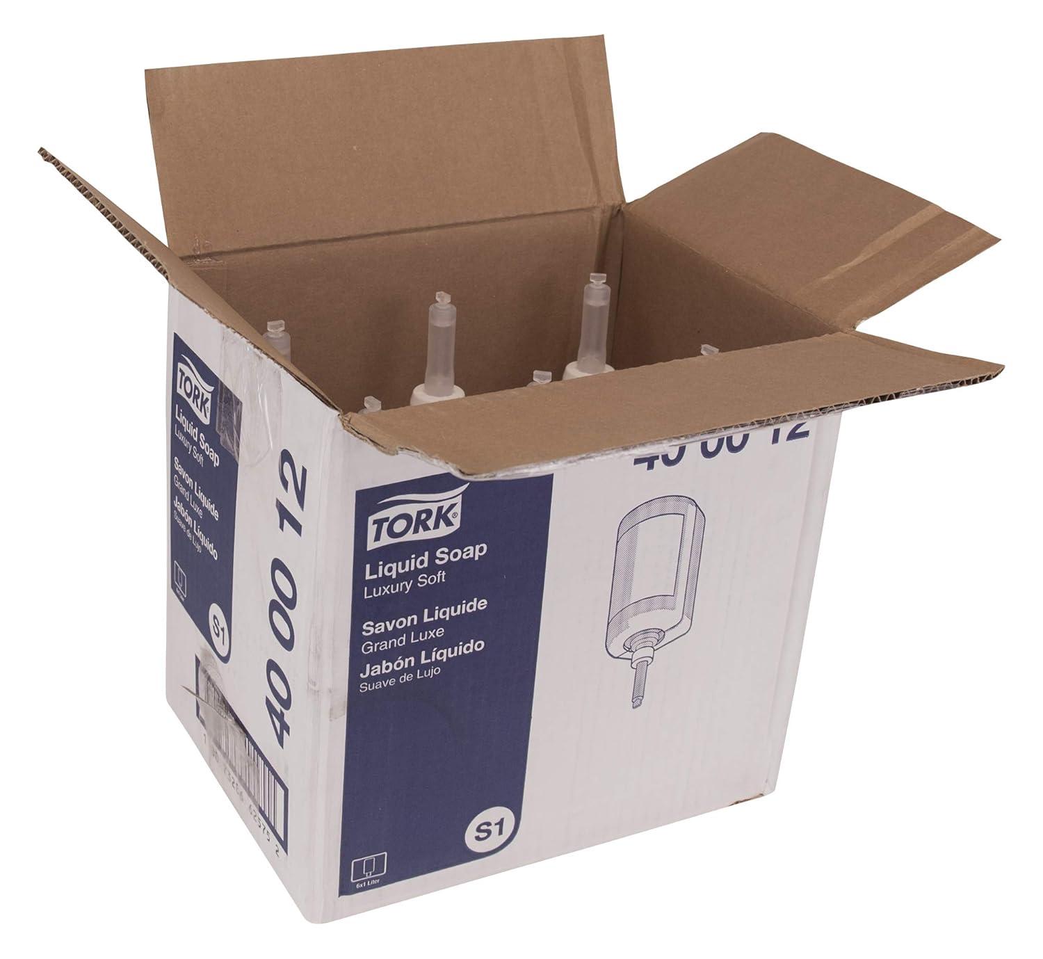 imageTork Luxury Soft Liquid Soap Rose Scent 6 x 1L 400012